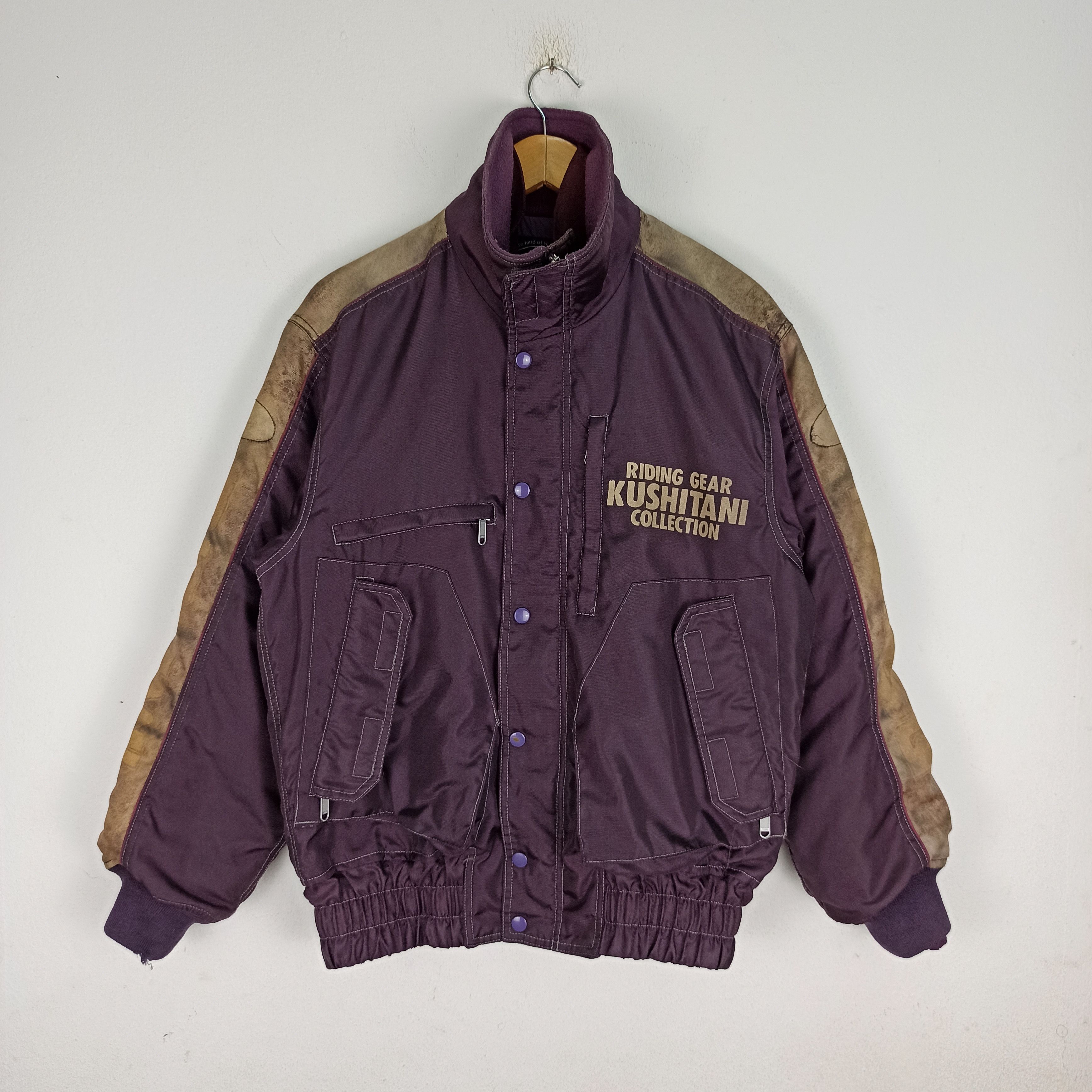 Vintage Vintage Kushitani Riders Motorcycle Print Faded Size US L / EU 52-54 / 3 - 1 Thumbnail