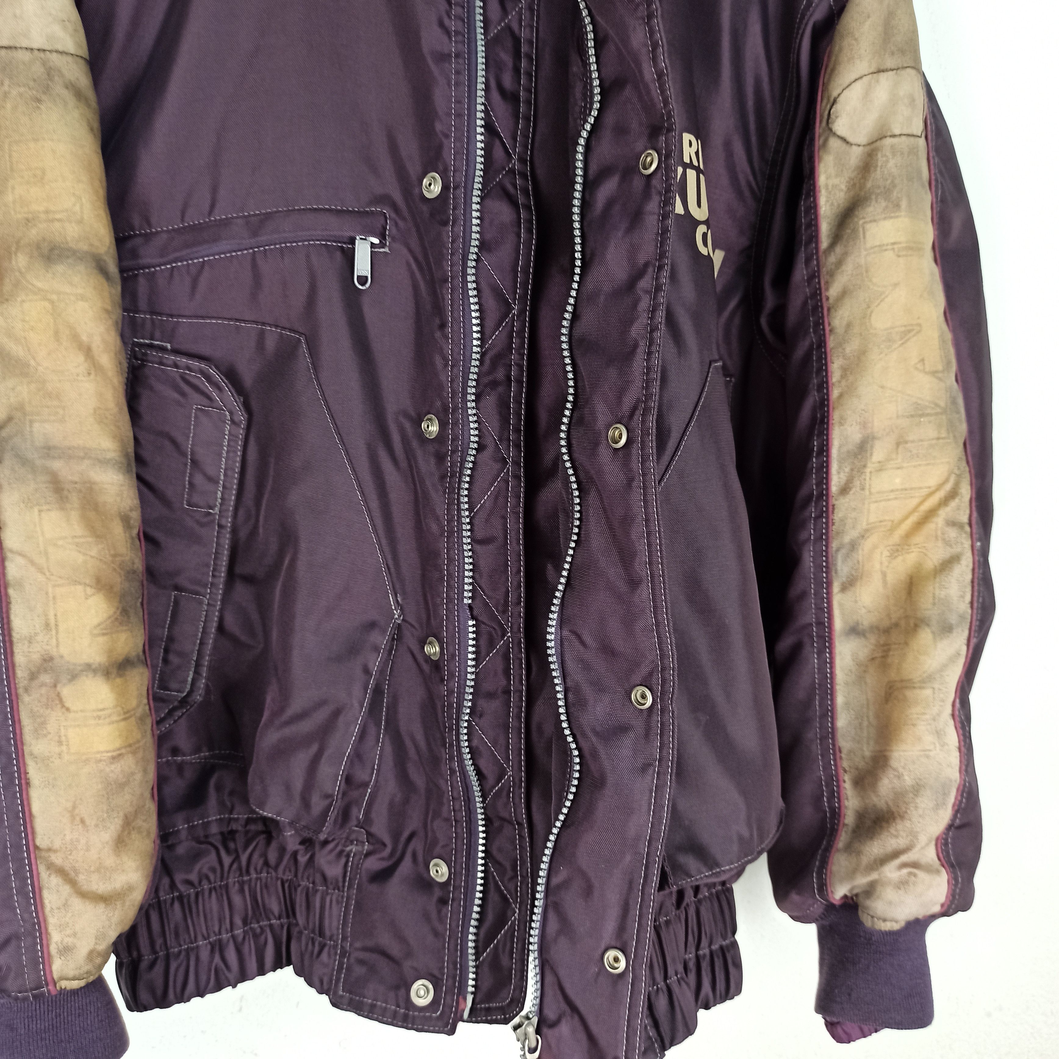 Vintage Vintage Kushitani Riders Motorcycle Print Faded Size US L / EU 52-54 / 3 - 9 Thumbnail
