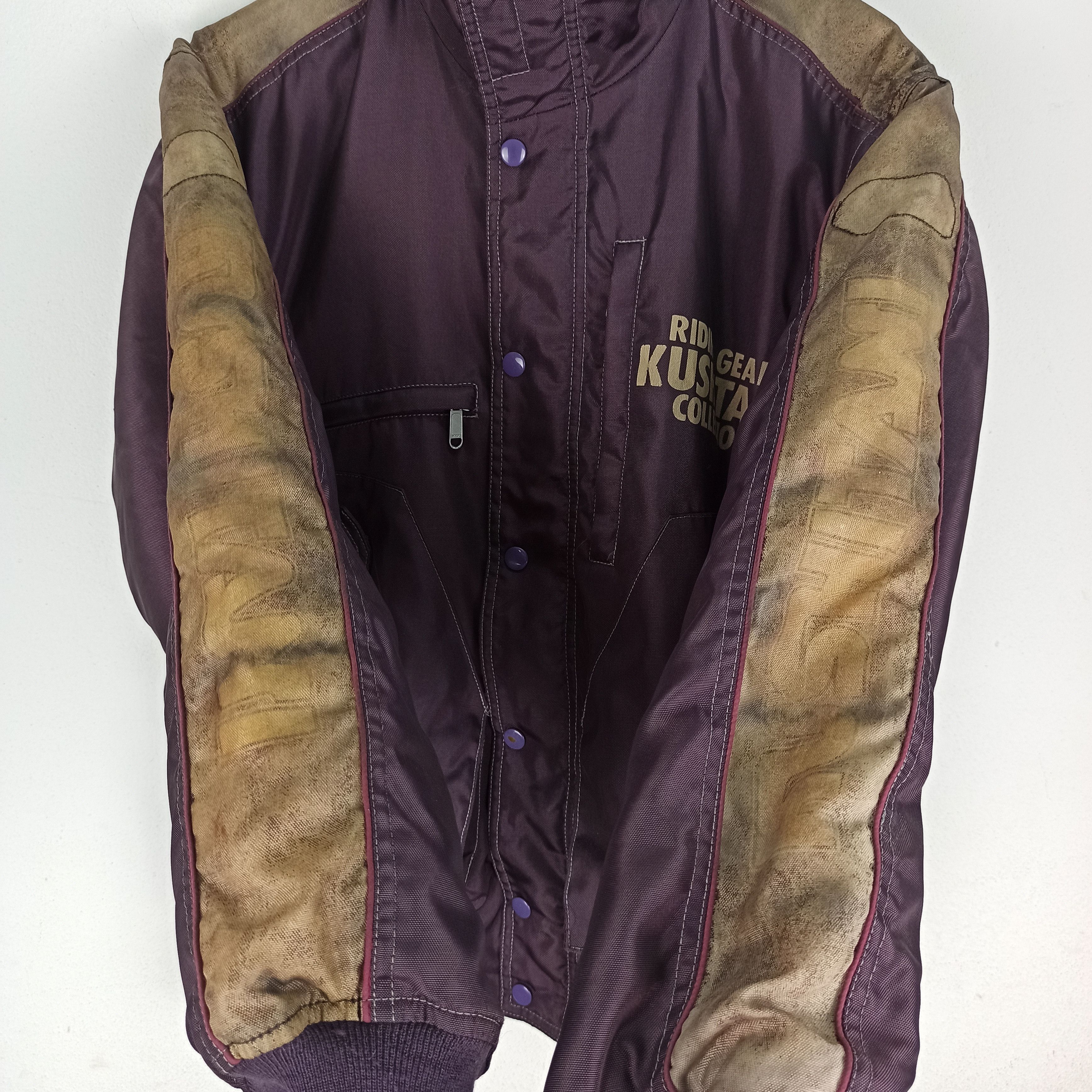 Vintage Vintage Kushitani Riders Motorcycle Print Faded Size US L / EU 52-54 / 3 - 4 Thumbnail