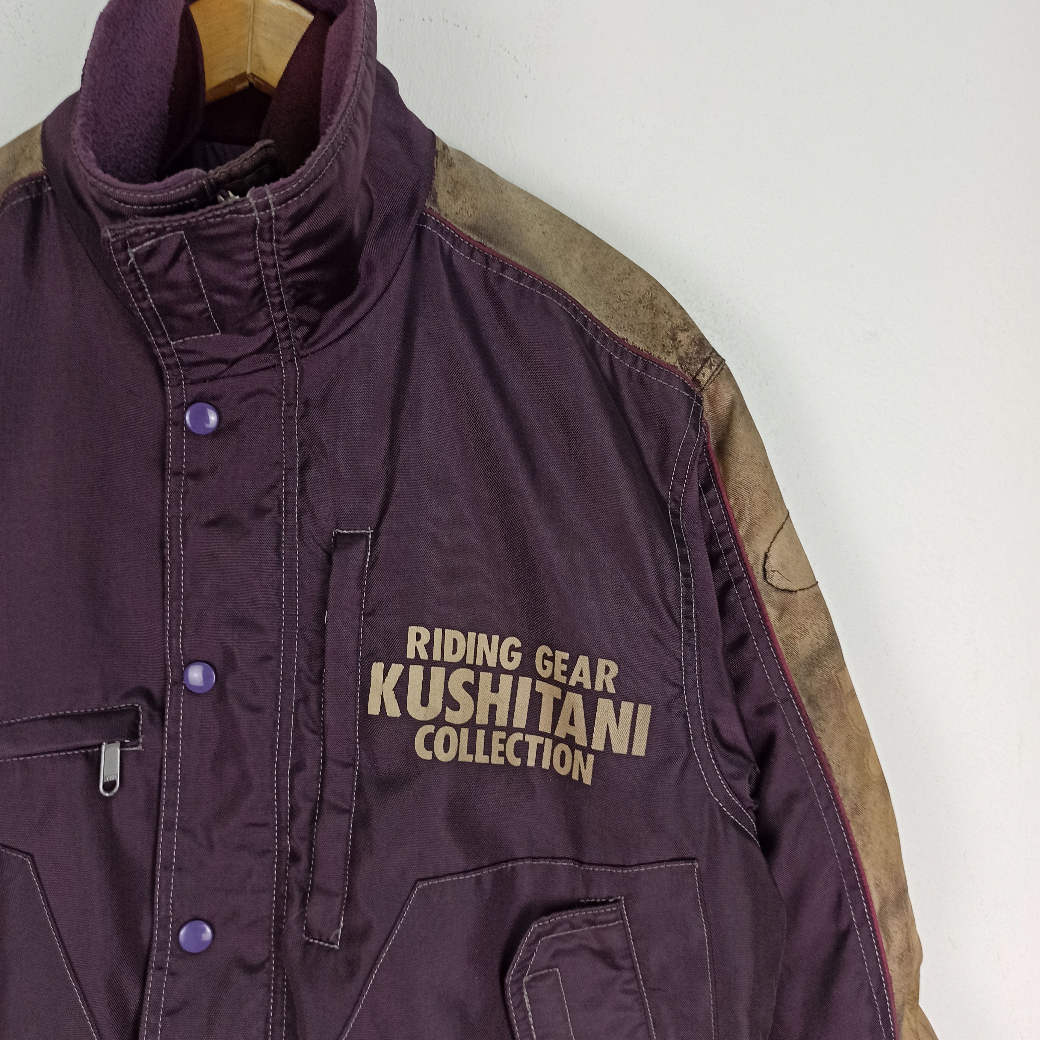 Vintage Vintage Kushitani Riders Motorcycle Print Faded Size US L / EU 52-54 / 3 - 2 Thumbnail