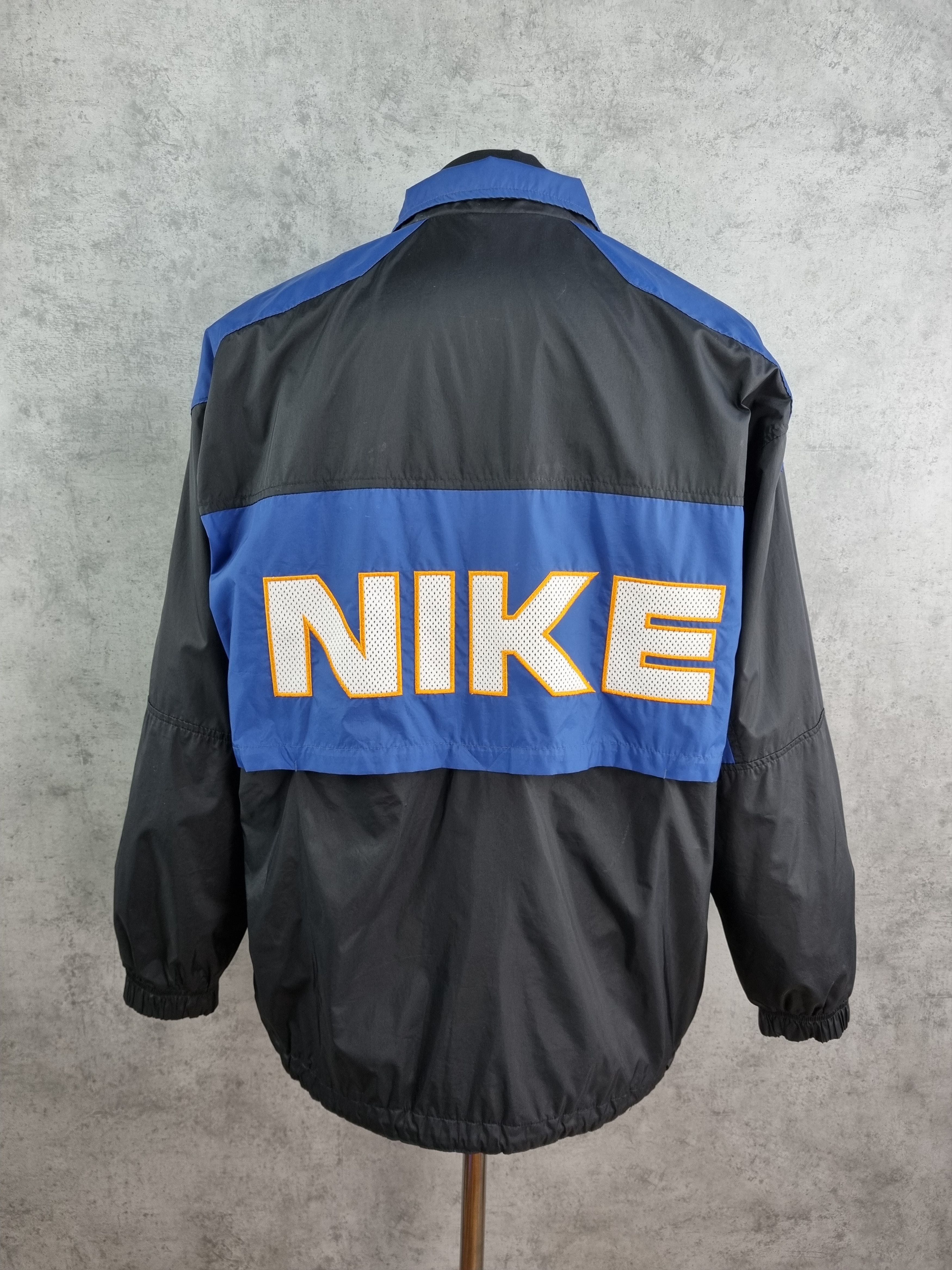 Nike × Vintage 90s Big Logo NIKE Vintage Light Coach Jacket Size US M / EU 48-50 / 2 - 3 Thumbnail