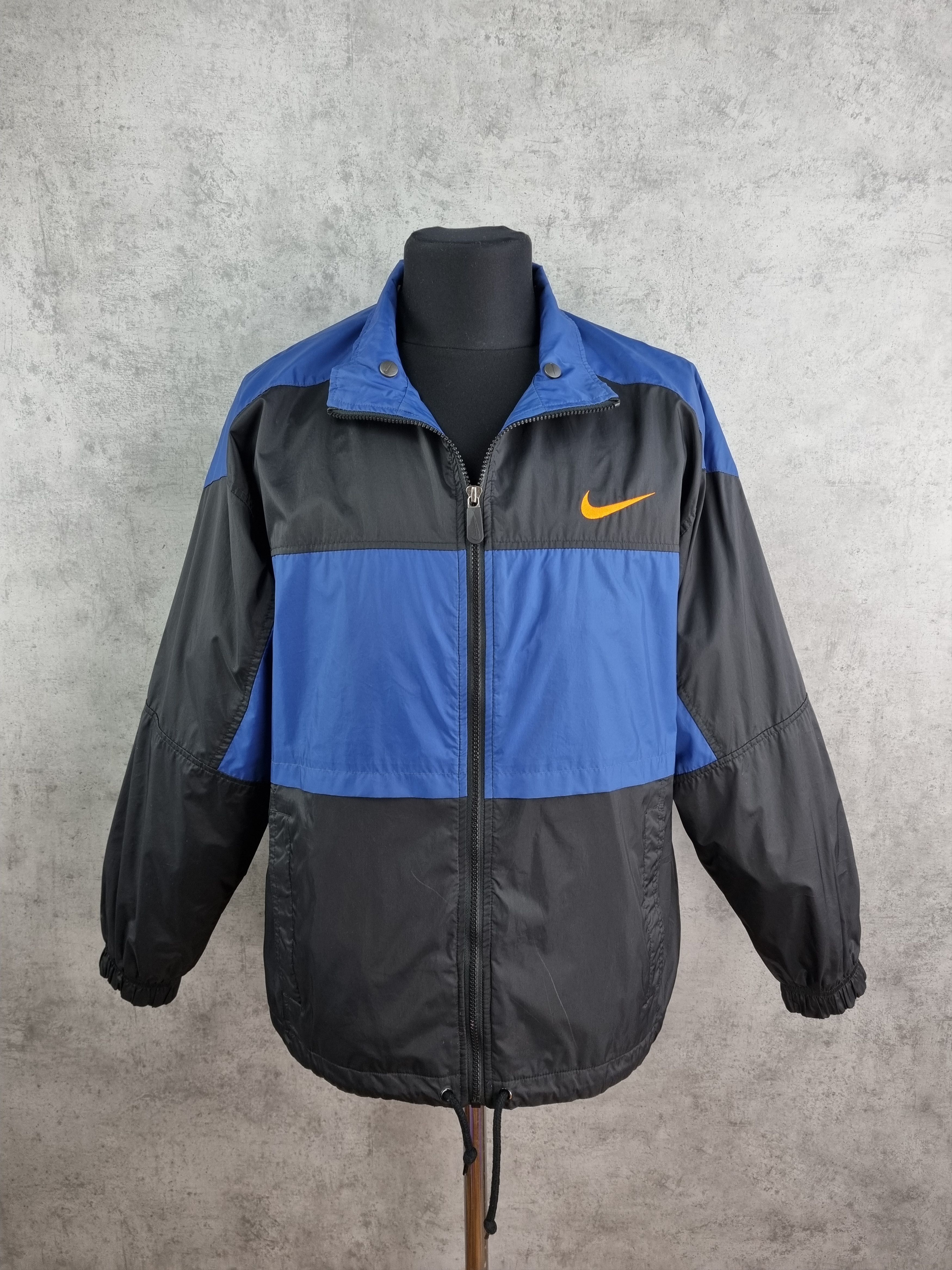 Nike × Vintage 90s Big Logo NIKE Vintage Light Coach Jacket Size US M / EU 48-50 / 2 - 4 Thumbnail