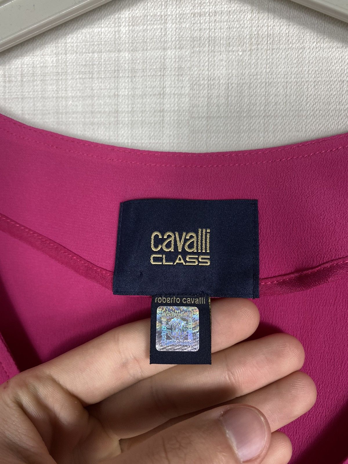 Cavalli Class × Roberto Cavalli × Vintage Roberto Cavalli Class Blouse Size L / US 10 / IT 46 - 13 Thumbnail
