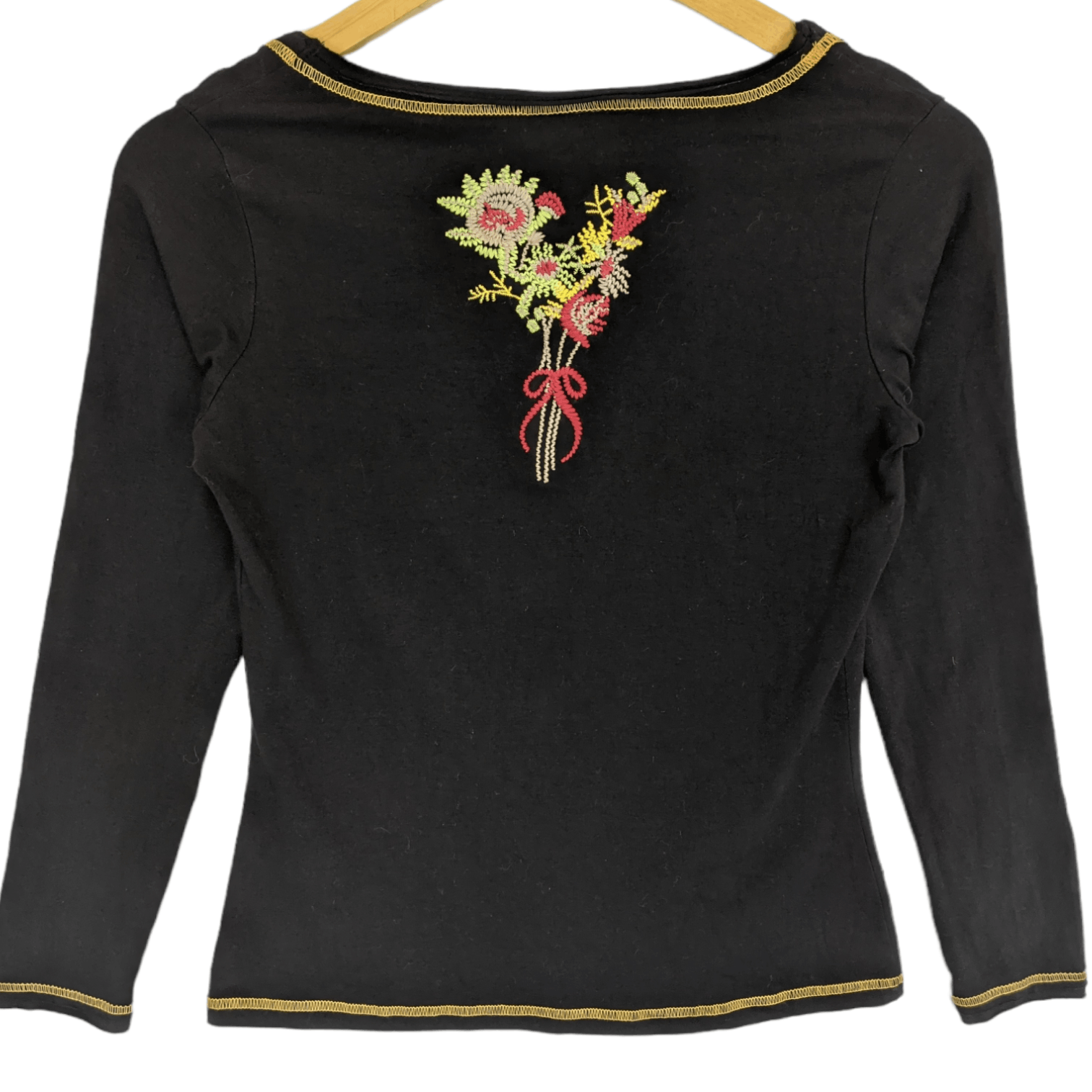 Replay Italian REPLAY Floral Flower Long Sleeve T-Shirt Size M / US 6-8 / IT 42-44 - 6 Thumbnail