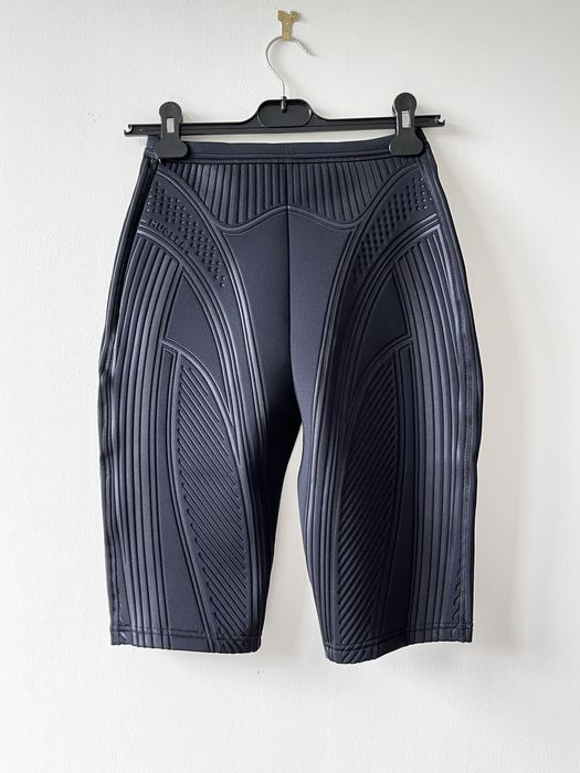 Mugler store biker shorts