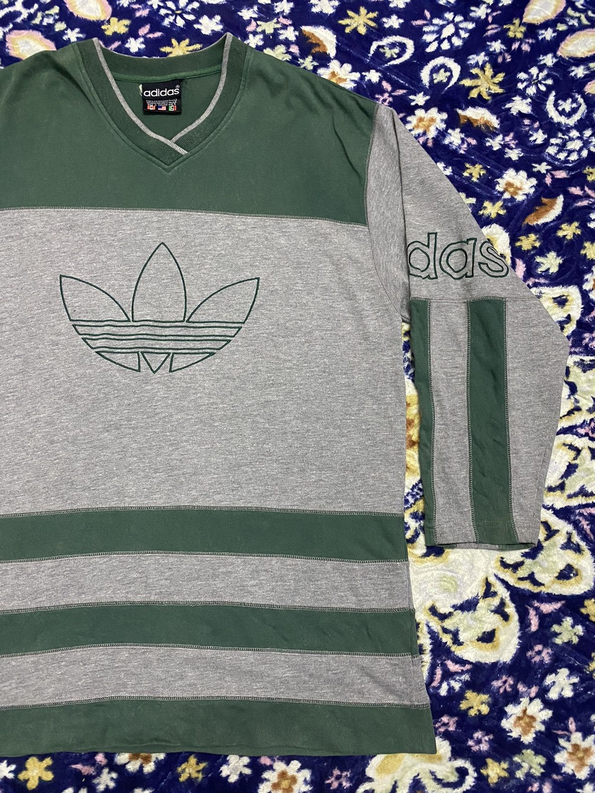 Adidas 🔥 Steals 🔥 Vintage Adidas Long Sleeve Big Logo Size US XL / EU 56 / 4 - 3 Thumbnail