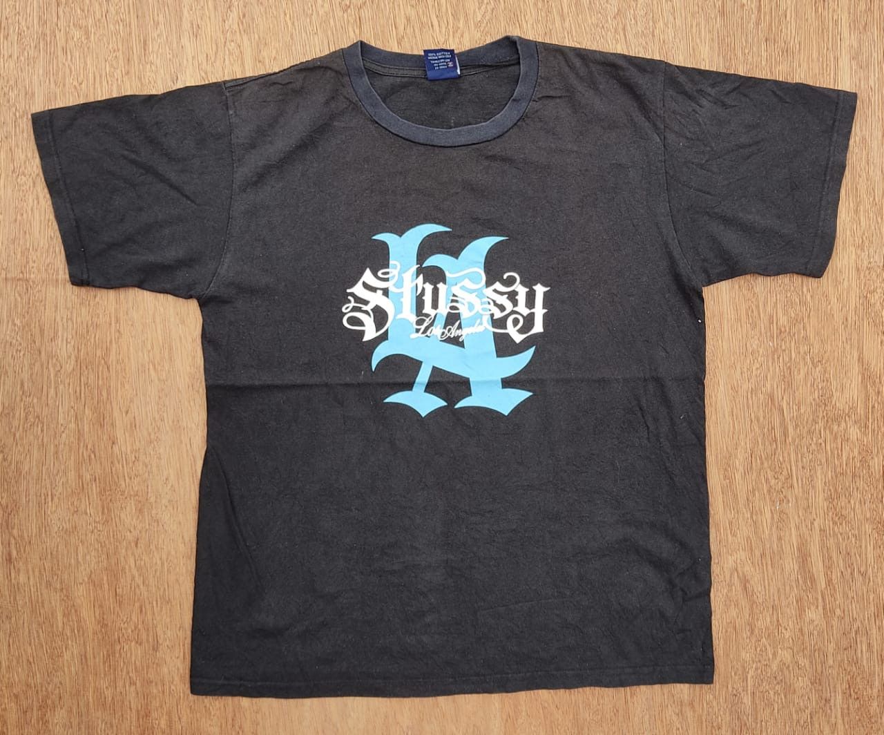 image of Made In USA x Stussy Vintage Tee D - 26 Stussy Usa in Black, Men's (Size Large)