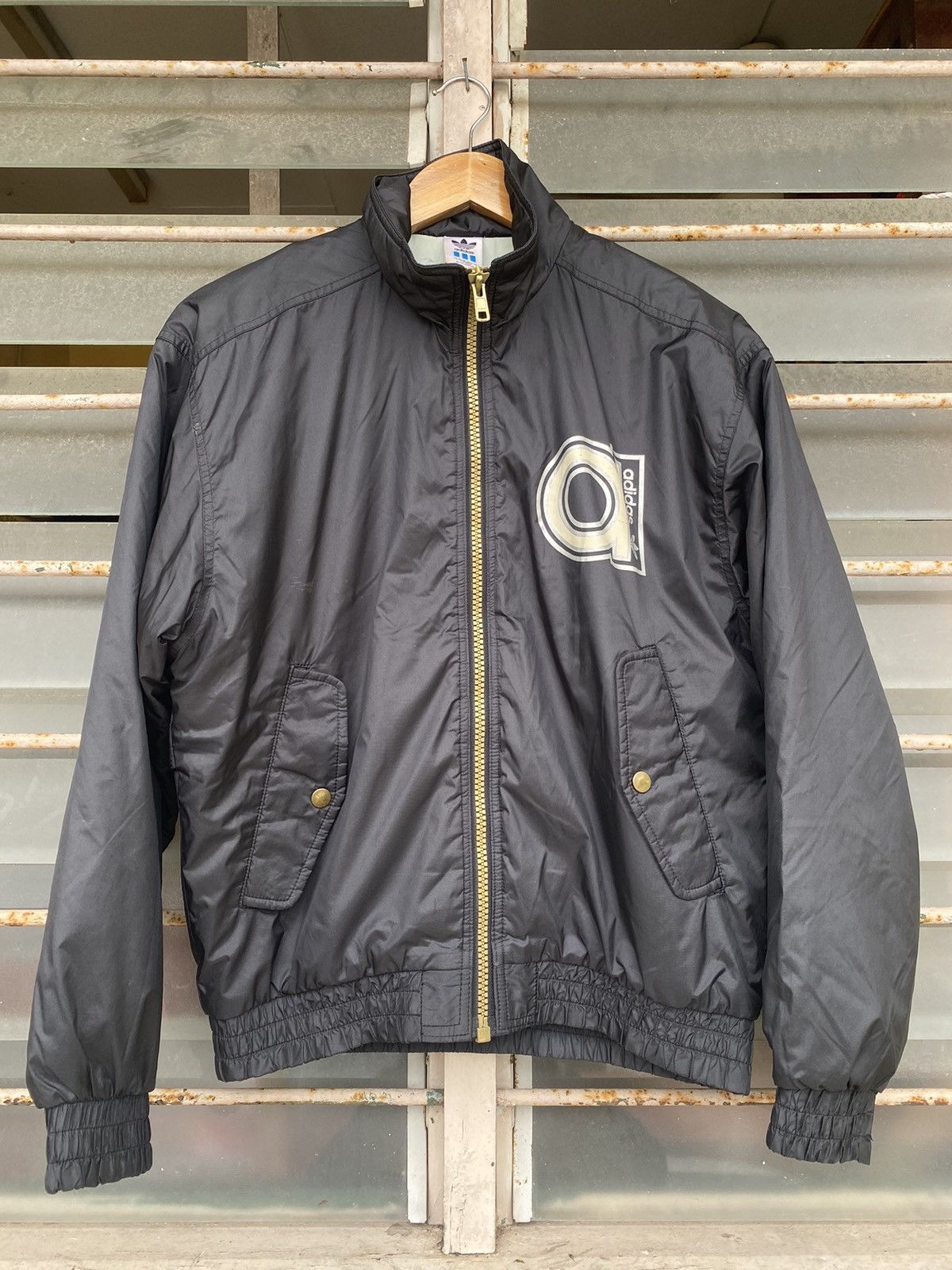 Vintage 🔥 Distressed 🔥 Vintage Adidas Jacket Jaspo 80s Size US M / EU 48-50 / 2 - 2 Thumbnail