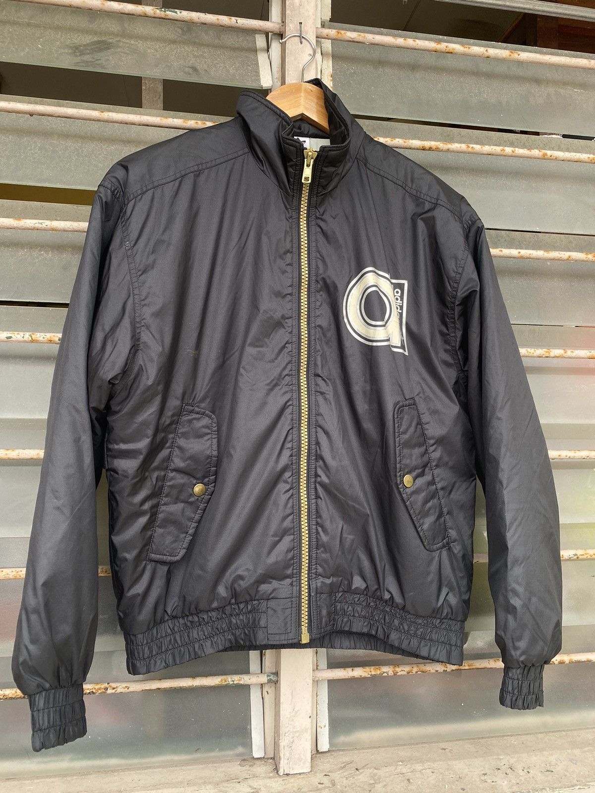 Vintage 🔥 Distressed 🔥 Vintage Adidas Jacket Jaspo 80s Size US M / EU 48-50 / 2 - 4 Thumbnail