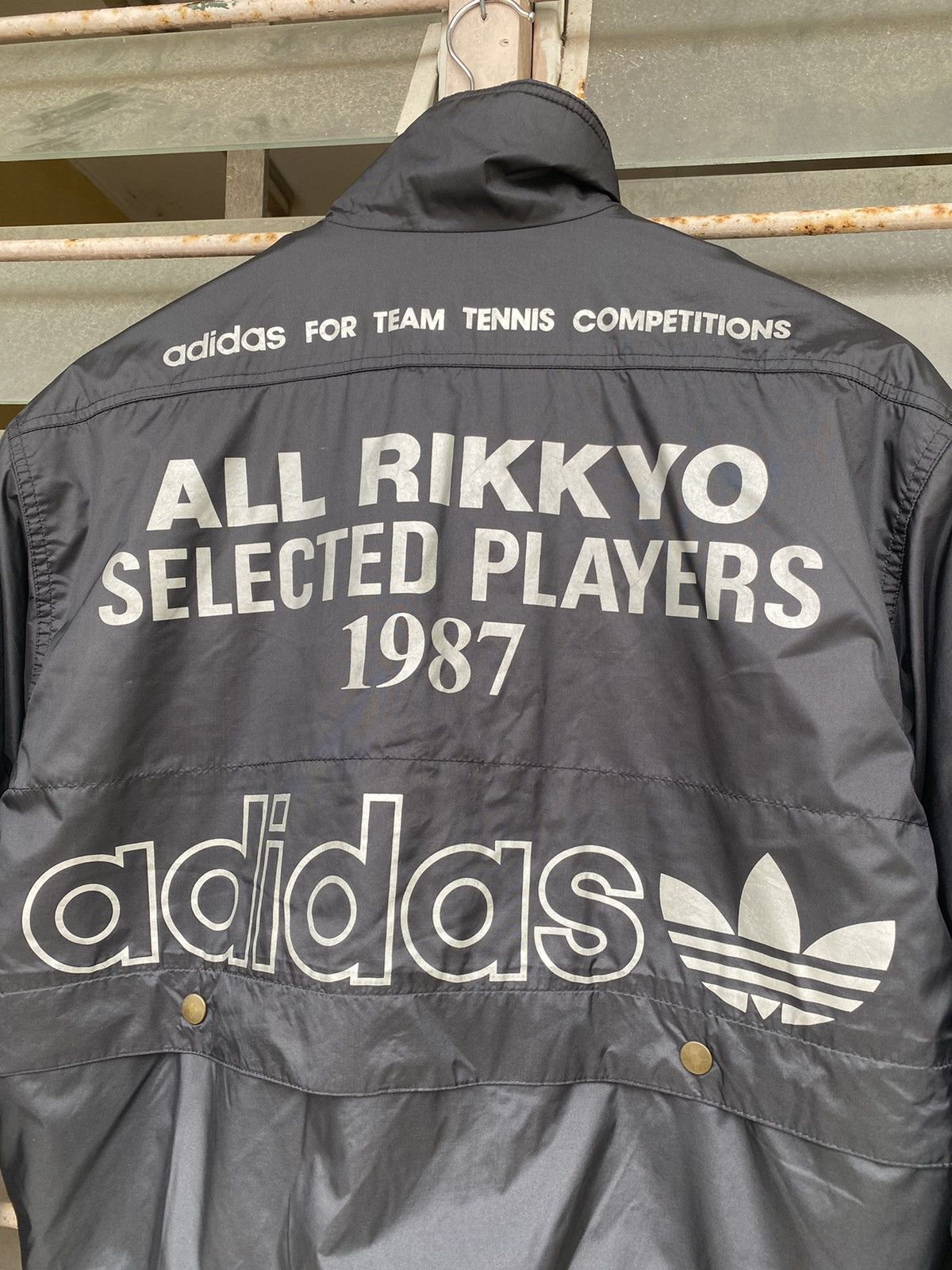 Vintage 🔥 Distressed 🔥 Vintage Adidas Jacket Jaspo 80s Size US M / EU 48-50 / 2 - 3 Thumbnail