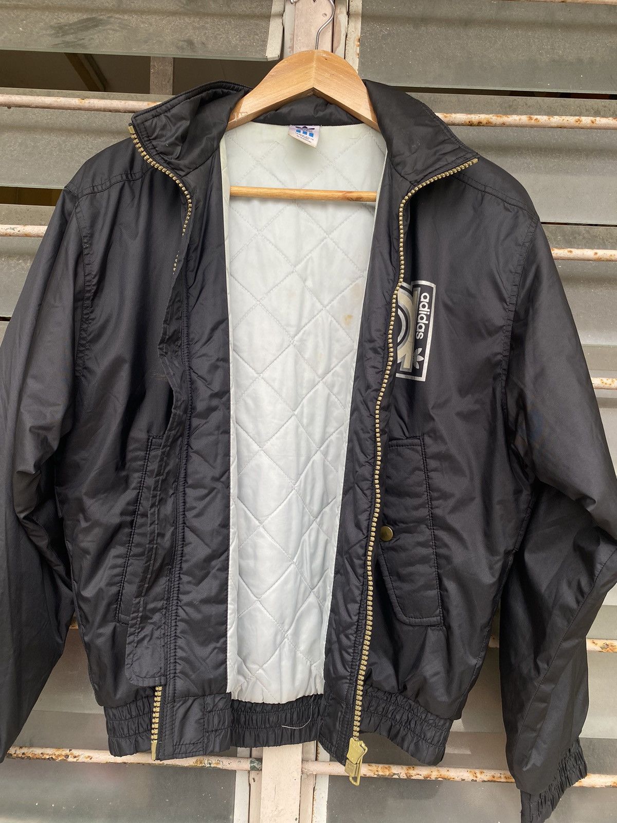 Vintage 🔥 Distressed 🔥 Vintage Adidas Jacket Jaspo 80s Size US M / EU 48-50 / 2 - 7 Thumbnail