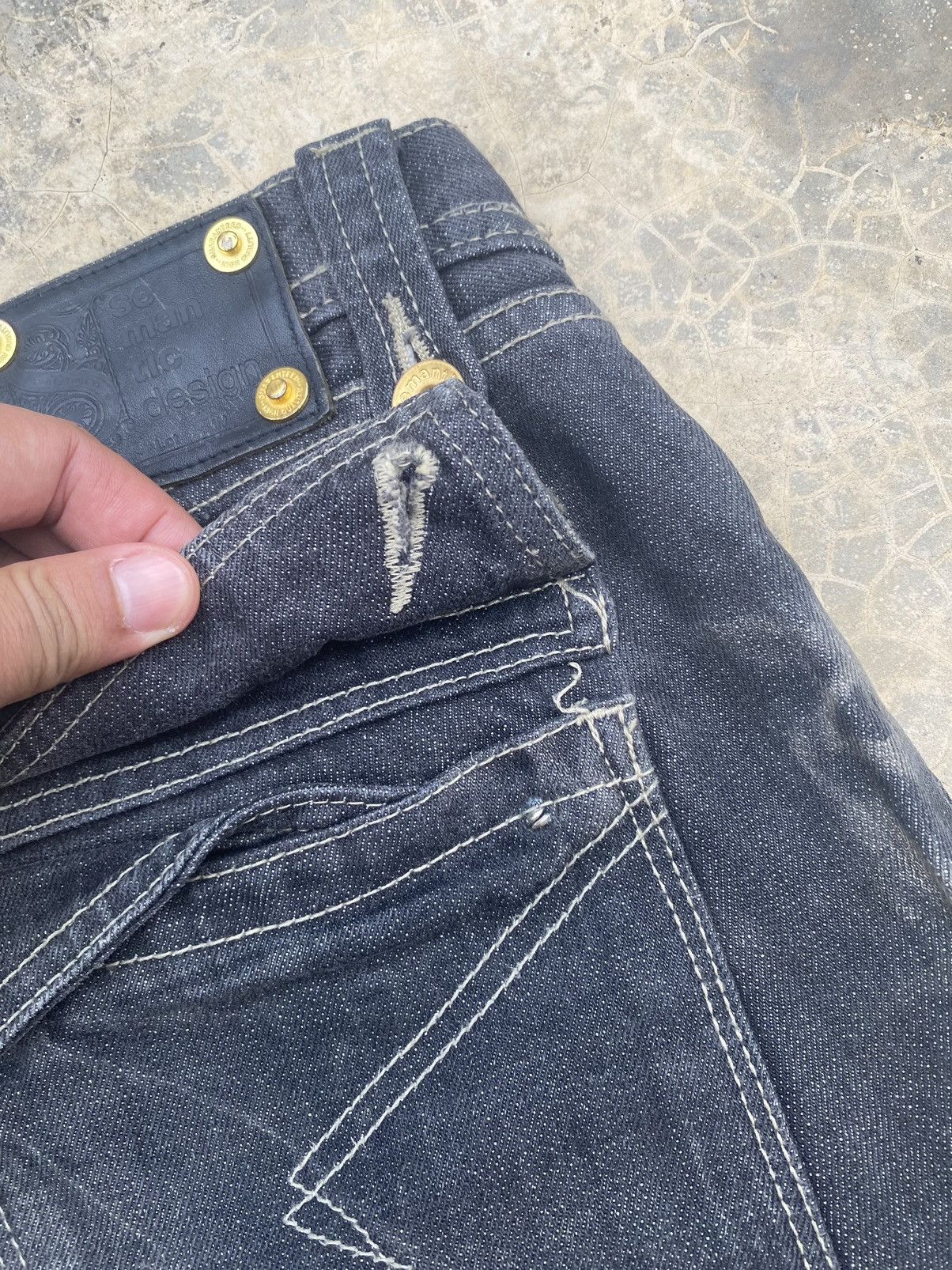 semanticdesign Vintage Semantic Design Pre Faded Pant Size US 32 / EU 48 - 7 Thumbnail