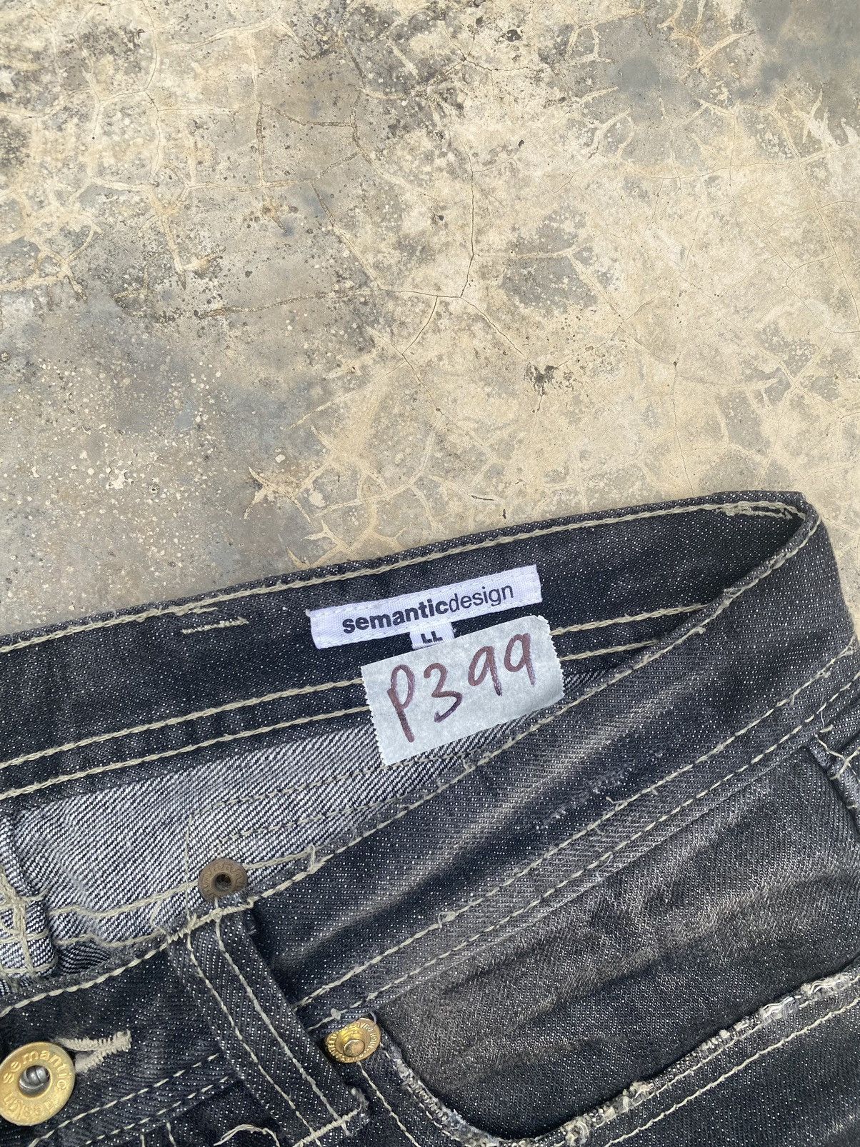 semanticdesign Vintage Semantic Design Pre Faded Pant Size US 32 / EU 48 - 3 Thumbnail