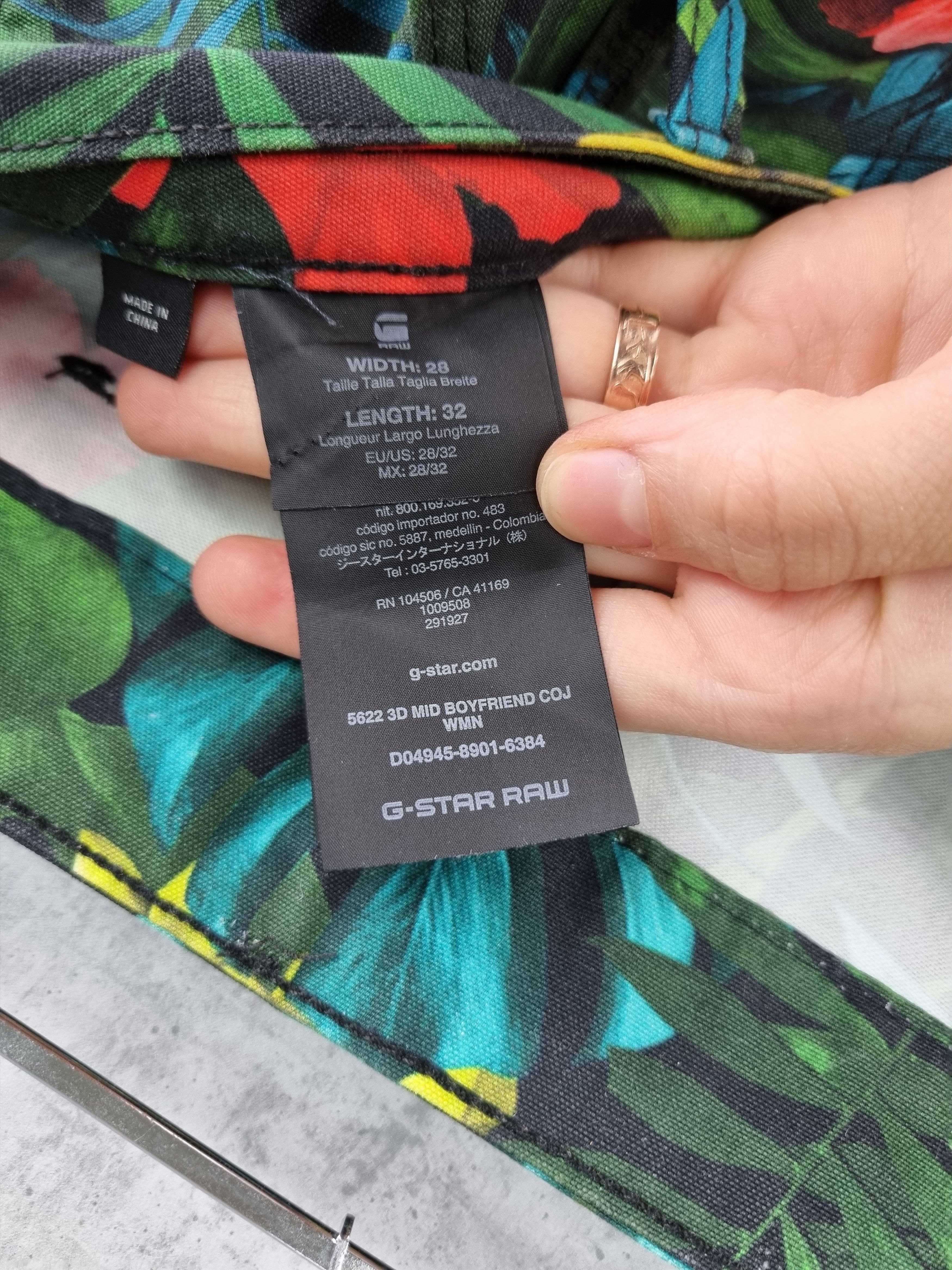 G-Star × Pharrell GStar Raw 3D Pharrell Floral Print Design Rare Pants Size 28" / US 6 / IT 42 - 11 Thumbnail