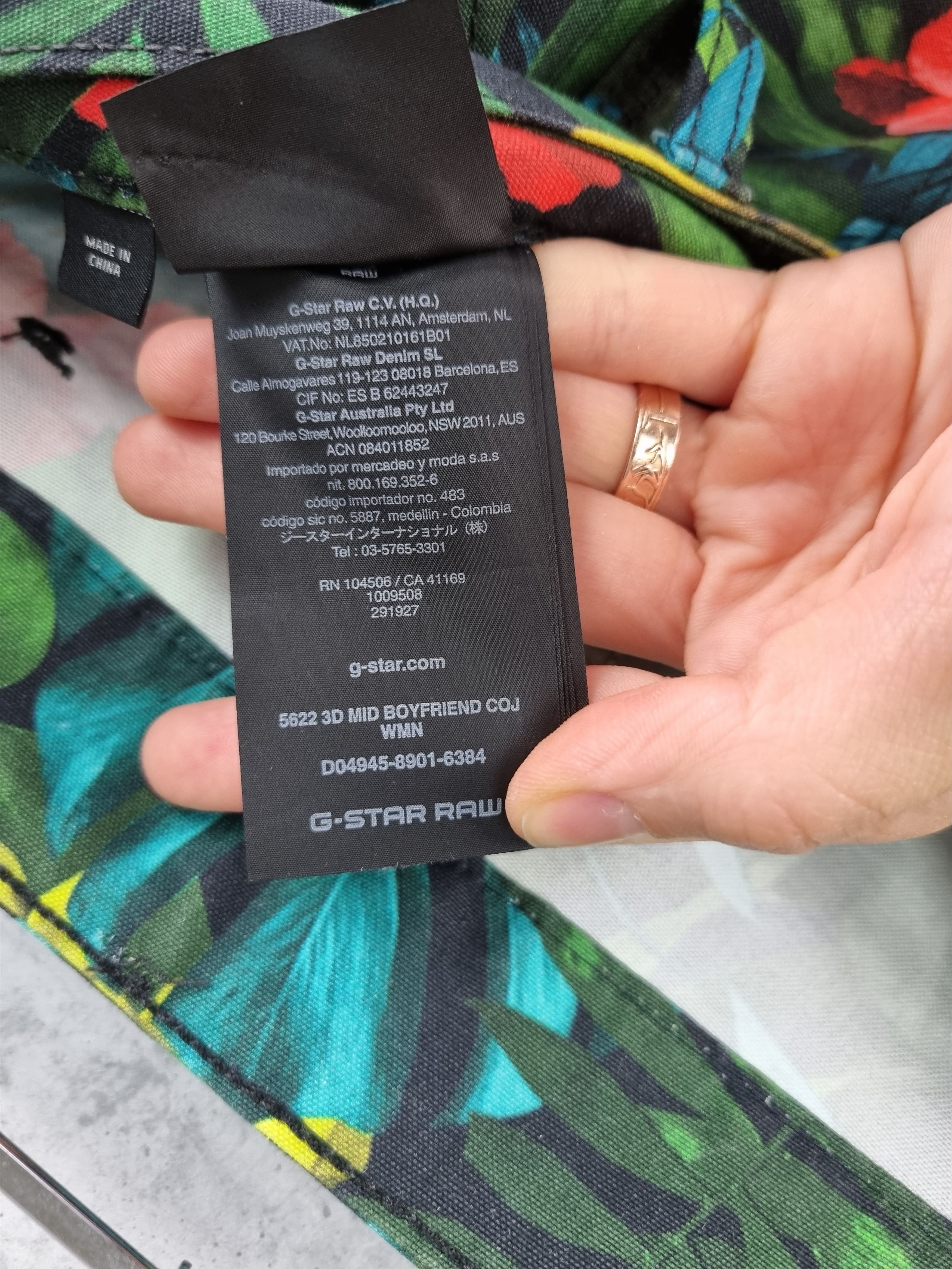 G-Star × Pharrell GStar Raw 3D Pharrell Floral Print Design Rare Pants Size 28" / US 6 / IT 42 - 10 Thumbnail