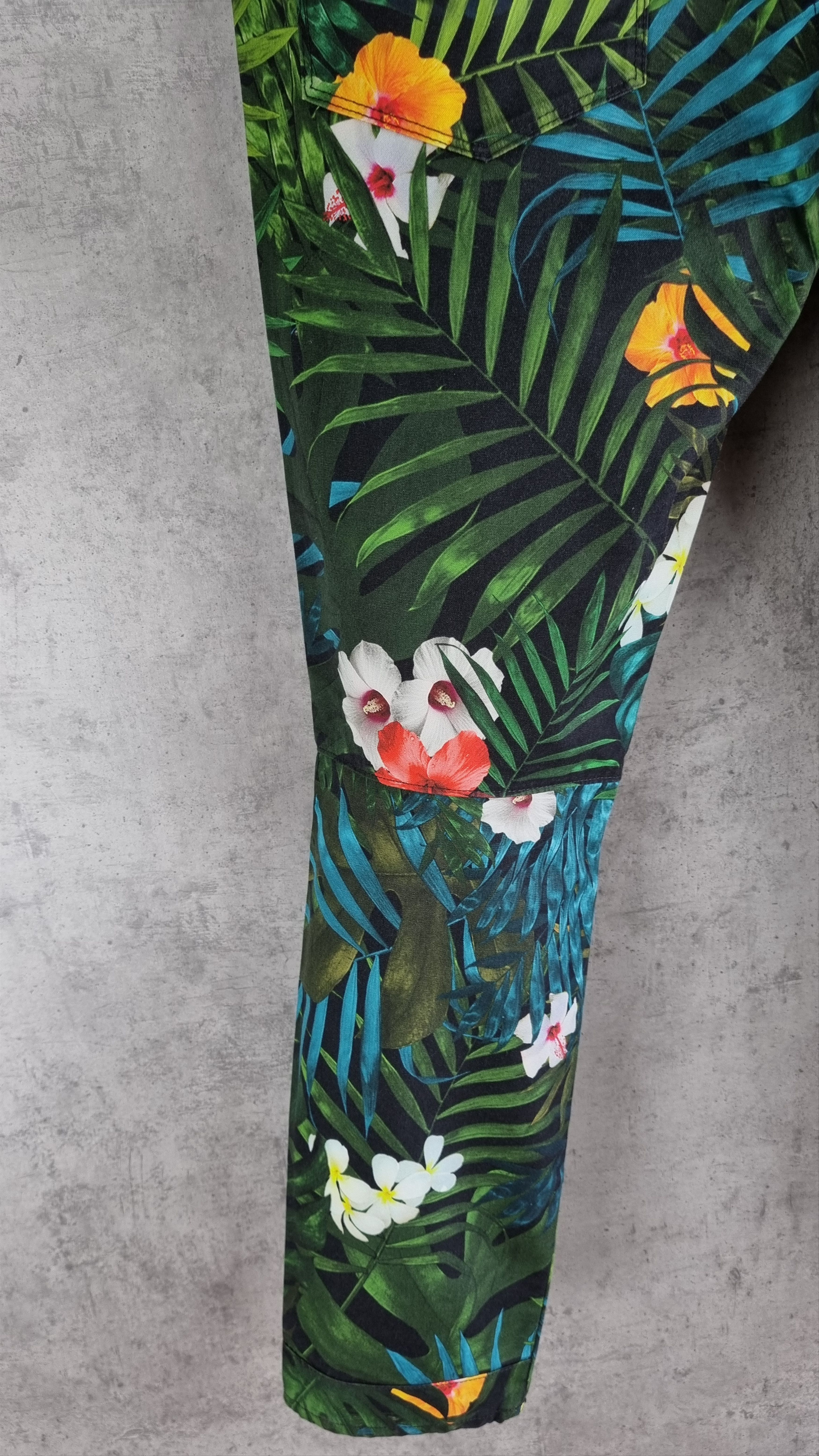 G-Star × Pharrell GStar Raw 3D Pharrell Floral Print Design Rare Pants Size 28" / US 6 / IT 42 - 8 Thumbnail