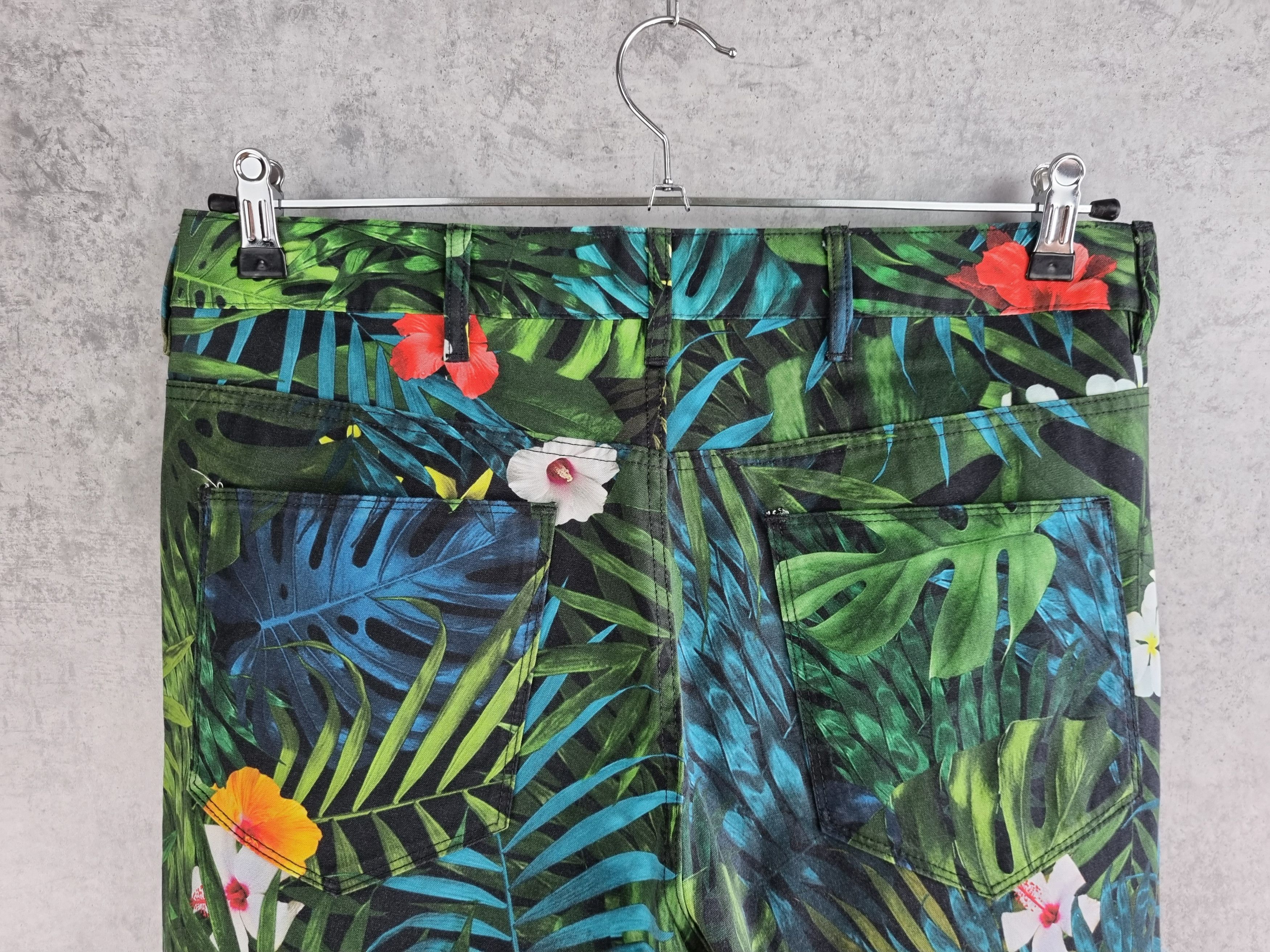 G-Star × Pharrell GStar Raw 3D Pharrell Floral Print Design Rare Pants Size 28" / US 6 / IT 42 - 5 Thumbnail