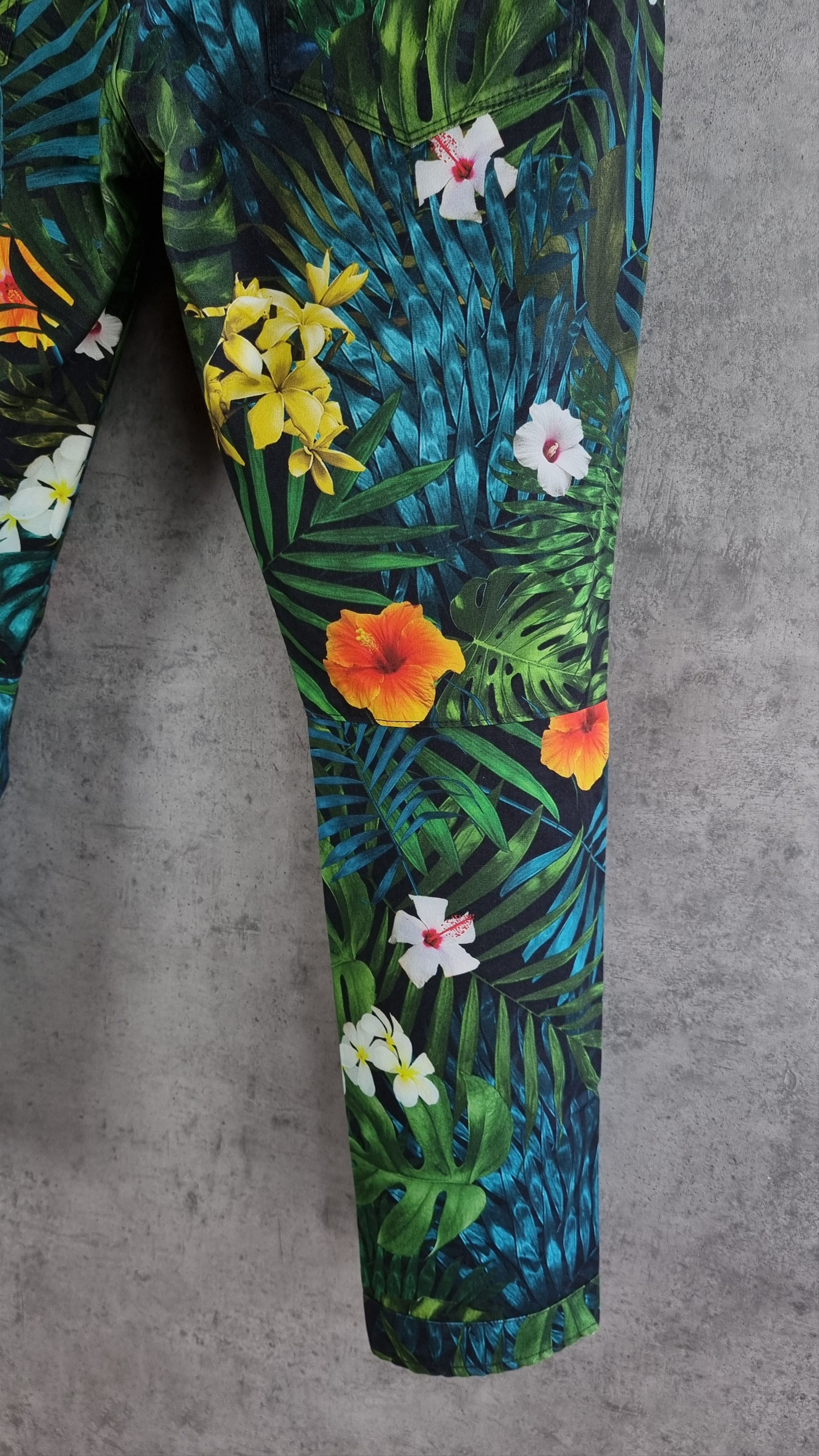 G-Star × Pharrell GStar Raw 3D Pharrell Floral Print Design Rare Pants Size 28" / US 6 / IT 42 - 9 Thumbnail
