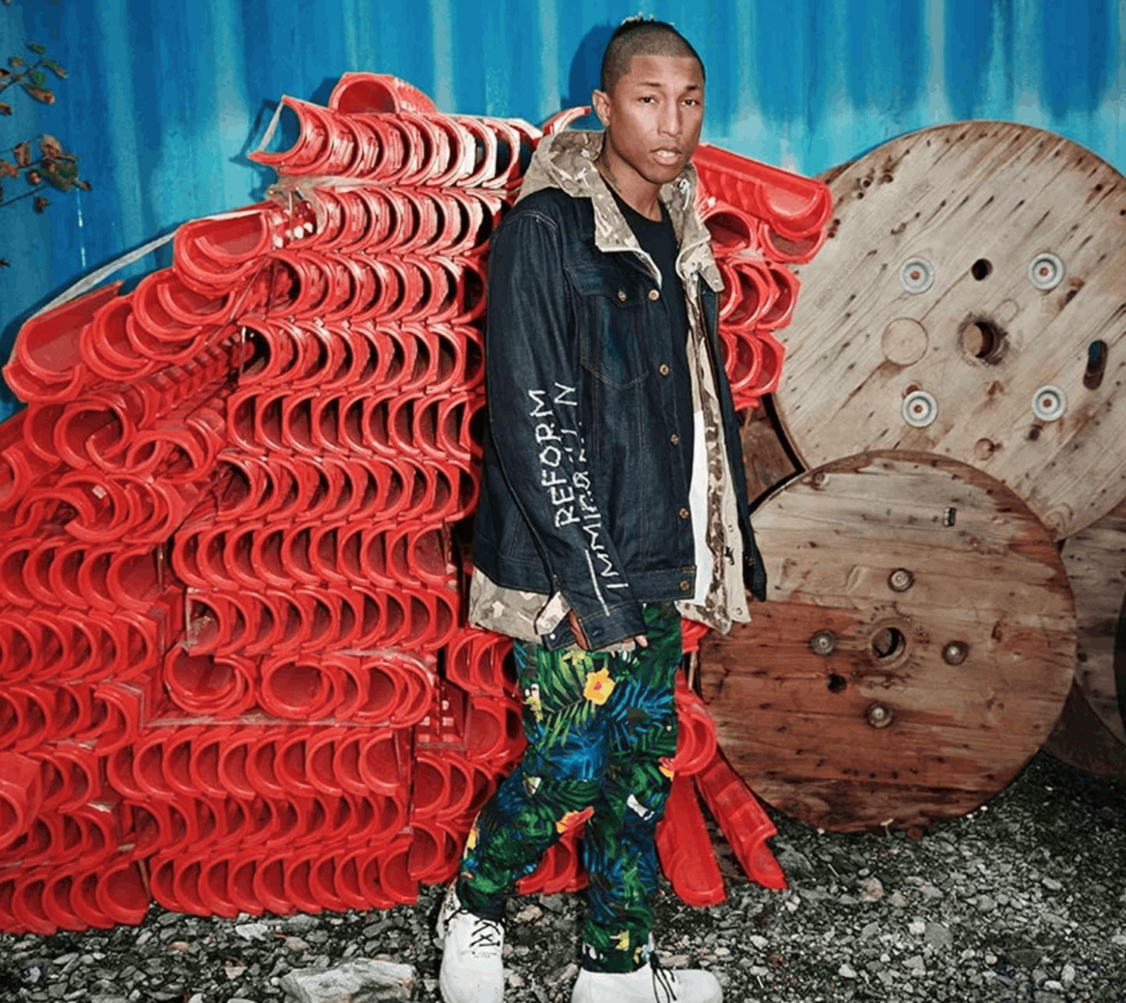 G-Star × Pharrell GStar Raw 3D Pharrell Floral Print Design Rare Pants Size 28" / US 6 / IT 42 - 1 Thumbnail