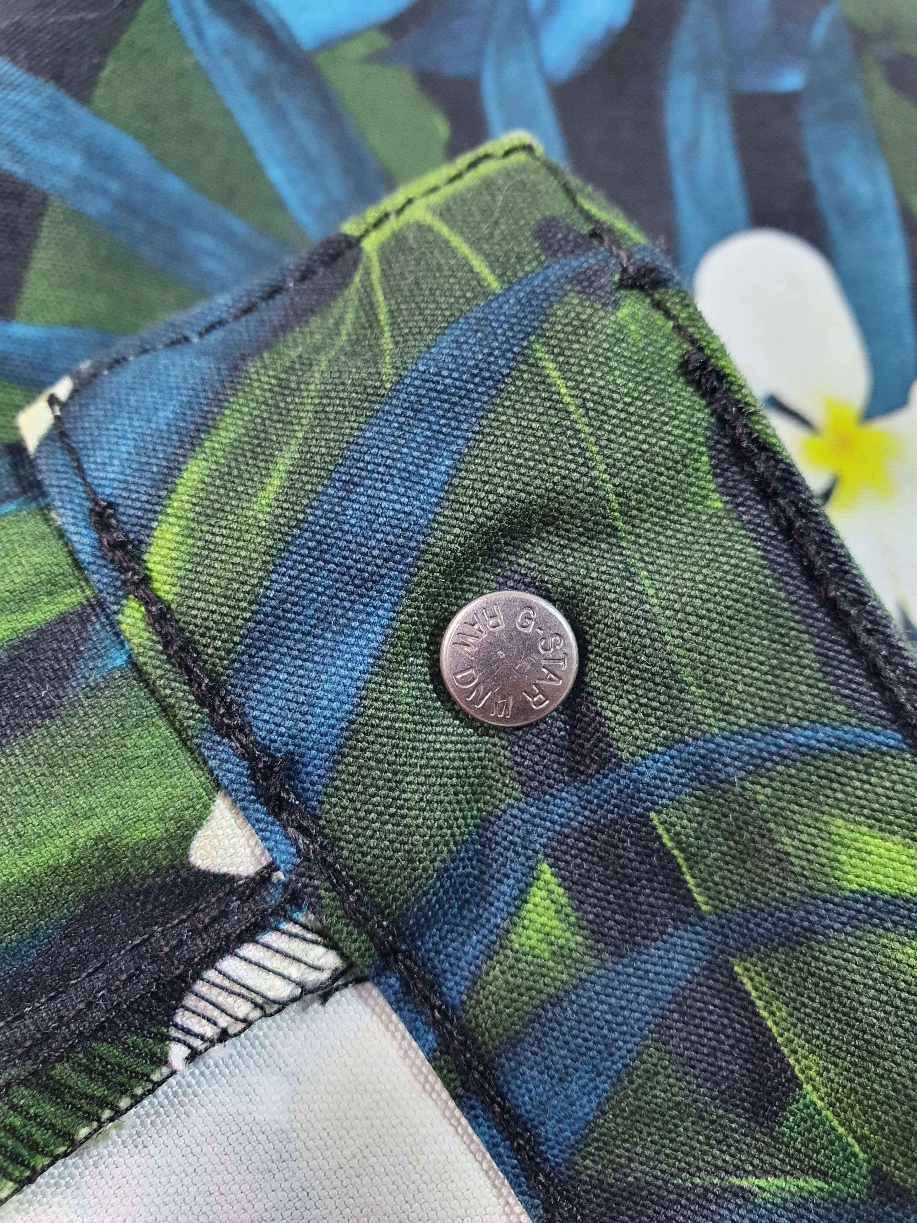 G-Star × Pharrell GStar Raw 3D Pharrell Floral Print Design Rare Pants Size 28" / US 6 / IT 42 - 15 Thumbnail