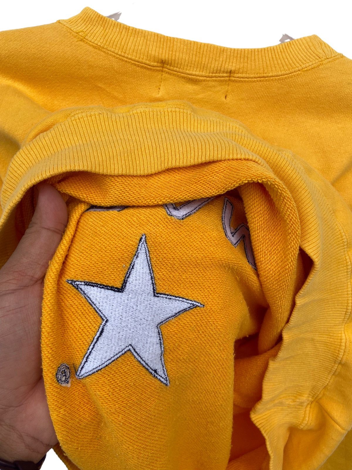 Converse Vintage Converse One Star Spellout Big Logo Crewneck Sweats Size US L / EU 52-54 / 3 - 5 Thumbnail