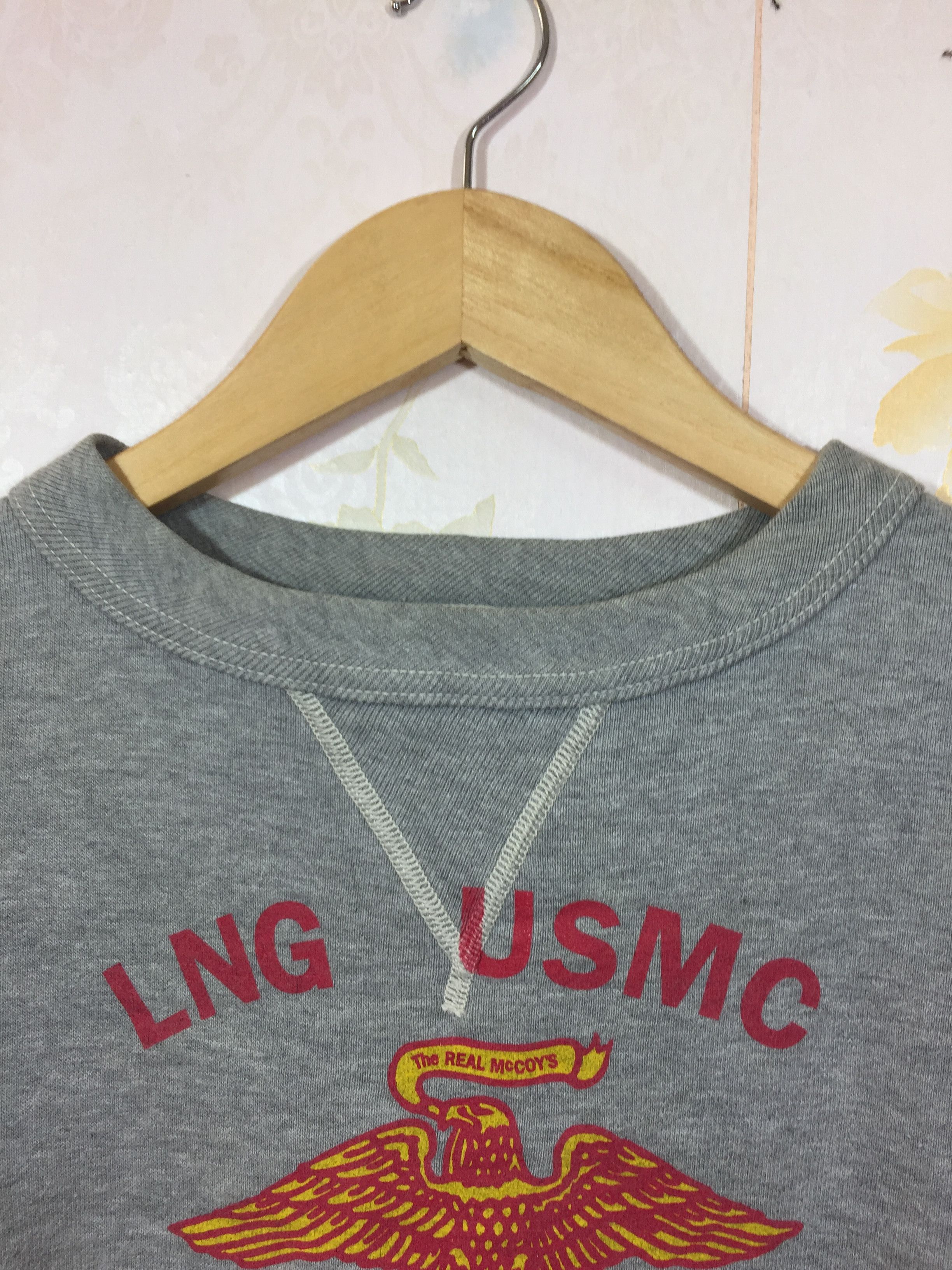 The Real McCoy's VINTAGE MCCOYS USMC SWEATSHIRT Size US S / EU 44-46 / 1 - 4 Thumbnail