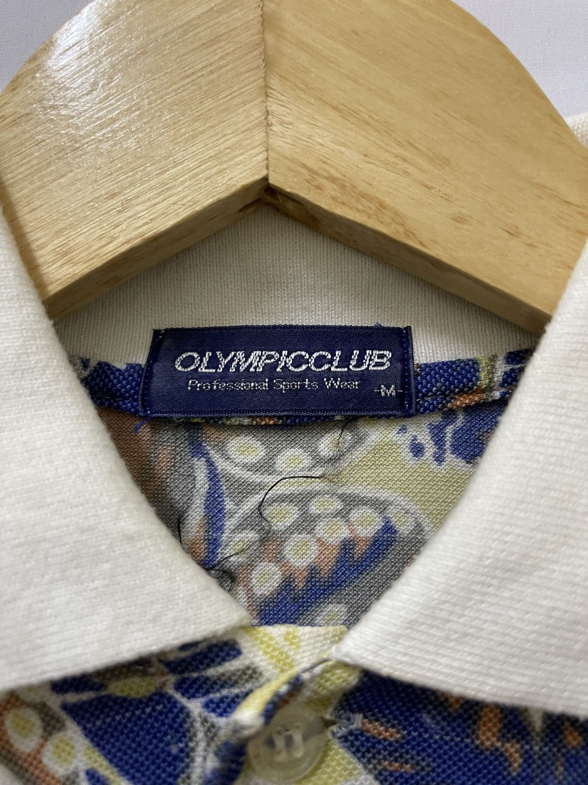 Vintage Vintage Olympic Club Flower Polo Shirt Fullprint Size US M / EU 48-50 / 2 - 6 Thumbnail