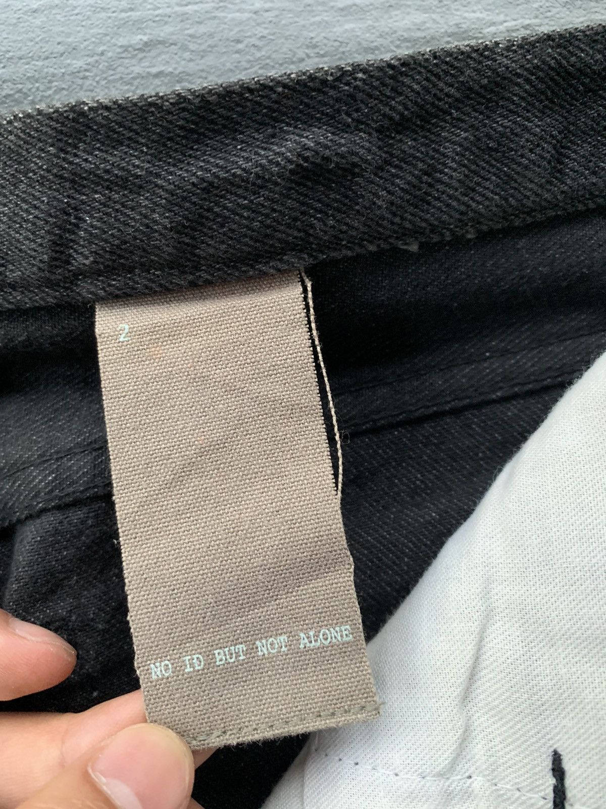 Japanese Brand No ID But Not Alone Denim Size US 31 - 4 Thumbnail