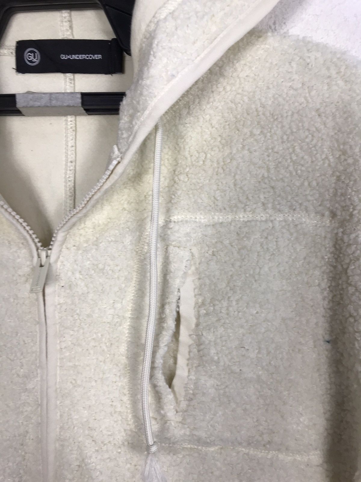 Japanese Brand × Undercover Undercover x GU Long Coat Fluffy Jacket K1228j Size S / US 4 / IT 40 - 3 Thumbnail
