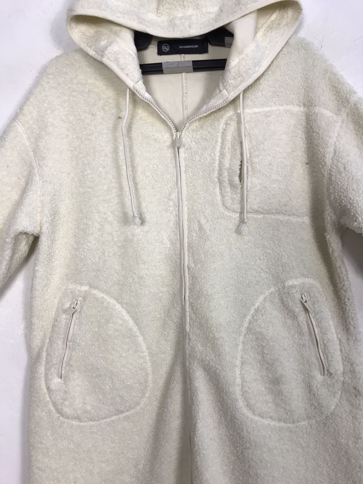 Japanese Brand × Undercover Undercover x GU Long Coat Fluffy Jacket K1228j Size S / US 4 / IT 40 - 2 Thumbnail