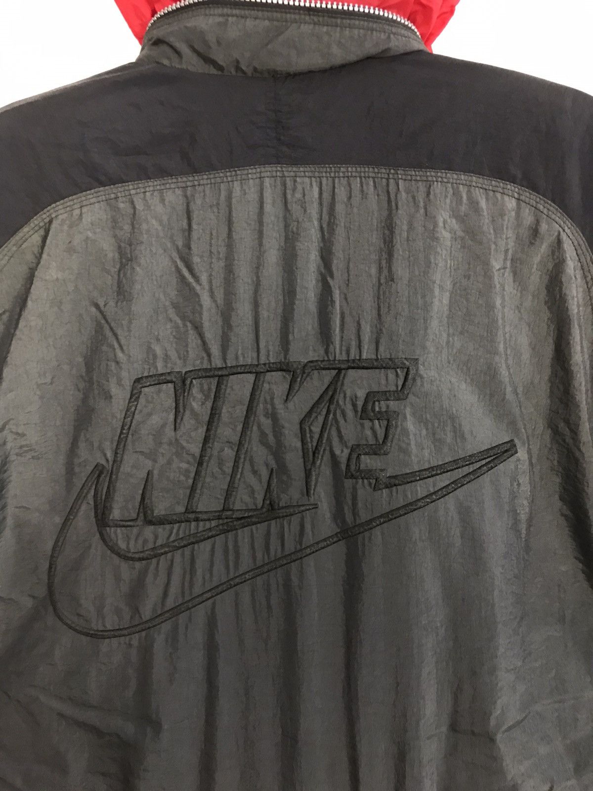 Nike 90s Nike Swoosh Big Logo Hoodies Parka Coach Jacket Size US XXL / EU 58 / 5 - 1 Thumbnail