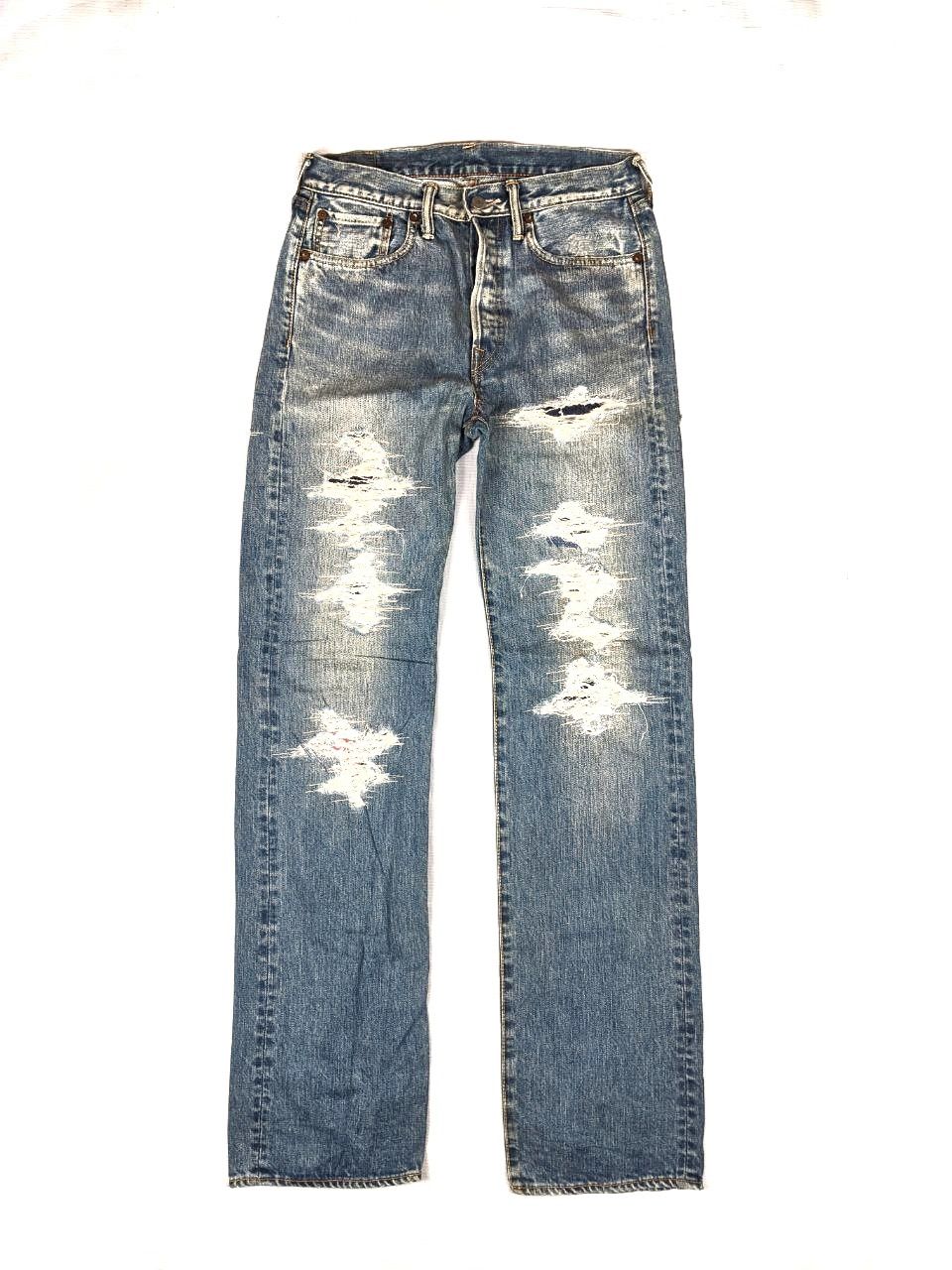 45rpm 45rpm Distressed Denim Jeans Size US 30 / EU 46 - 1 Thumbnail