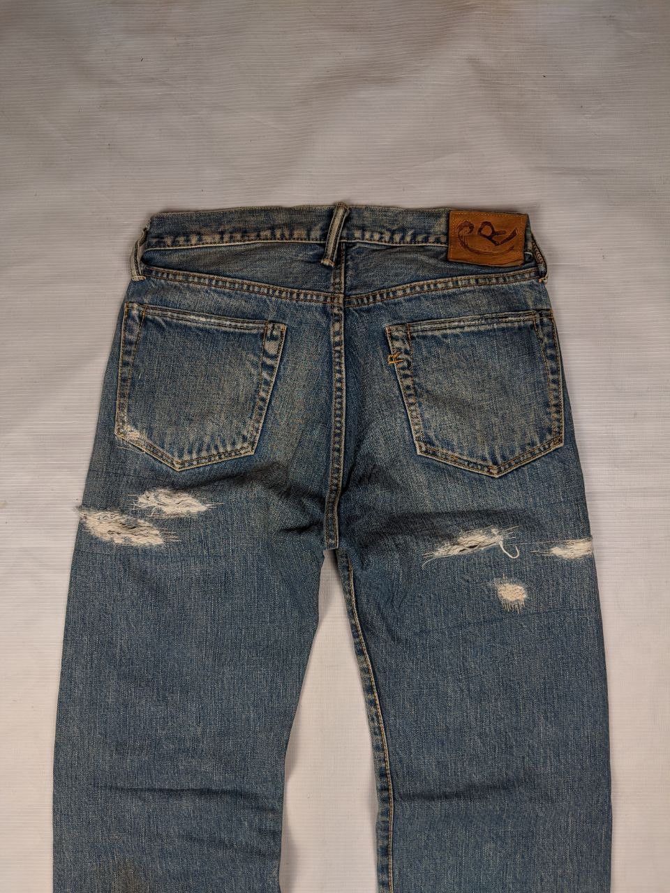 45rpm 45rpm Distressed Denim Jeans Size US 30 / EU 46 - 12 Thumbnail
