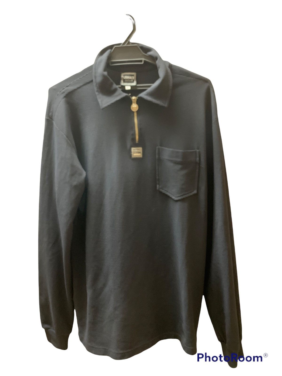 Other Nice Versace Half Zipper Long Sleeve T Shirt Size US M / EU 48-50 / 2 - 1 Thumbnail