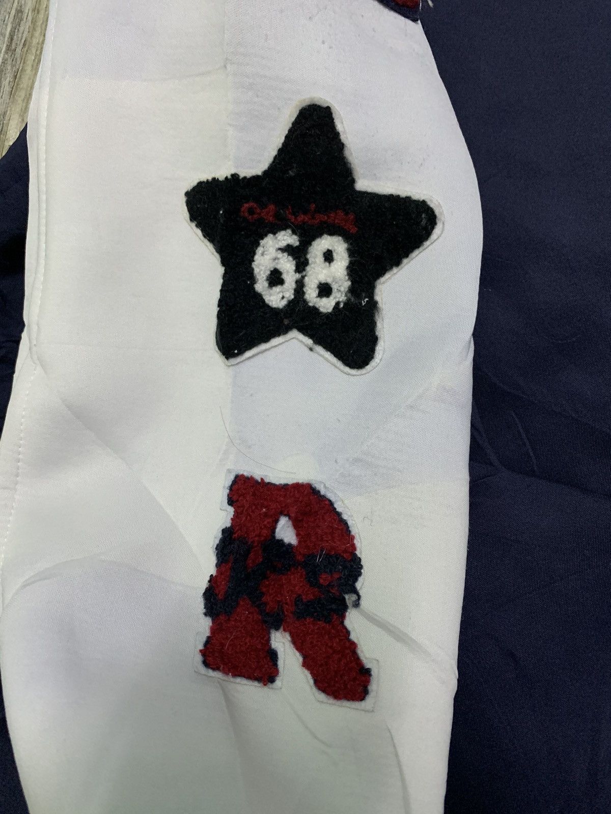 MLB × Vintage Nice American Baseball Embroidery Patches Jacket Size US XXL / EU 58 / 5 - 10 Thumbnail