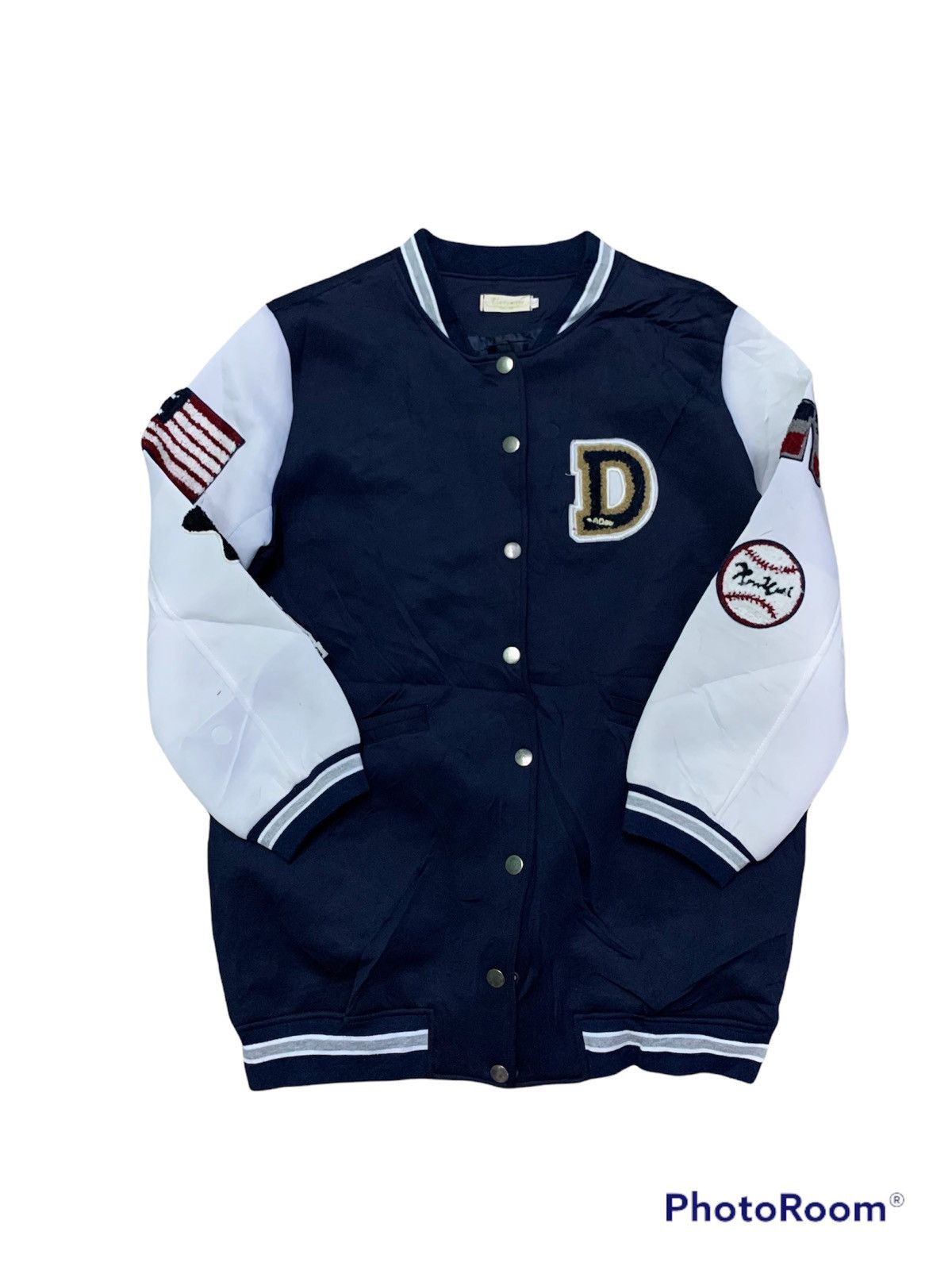 MLB × Vintage Nice American Baseball Embroidery Patches Jacket Size US XXL / EU 58 / 5 - 1 Thumbnail