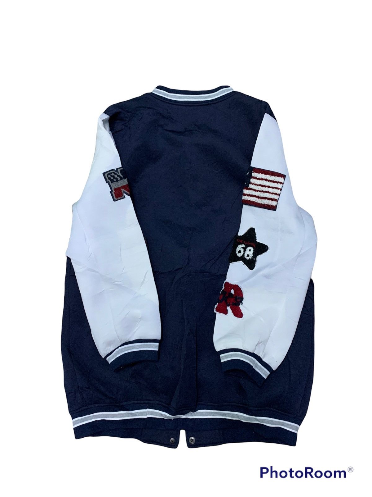 MLB × Vintage Nice American Baseball Embroidery Patches Jacket Size US XXL / EU 58 / 5 - 2 Thumbnail