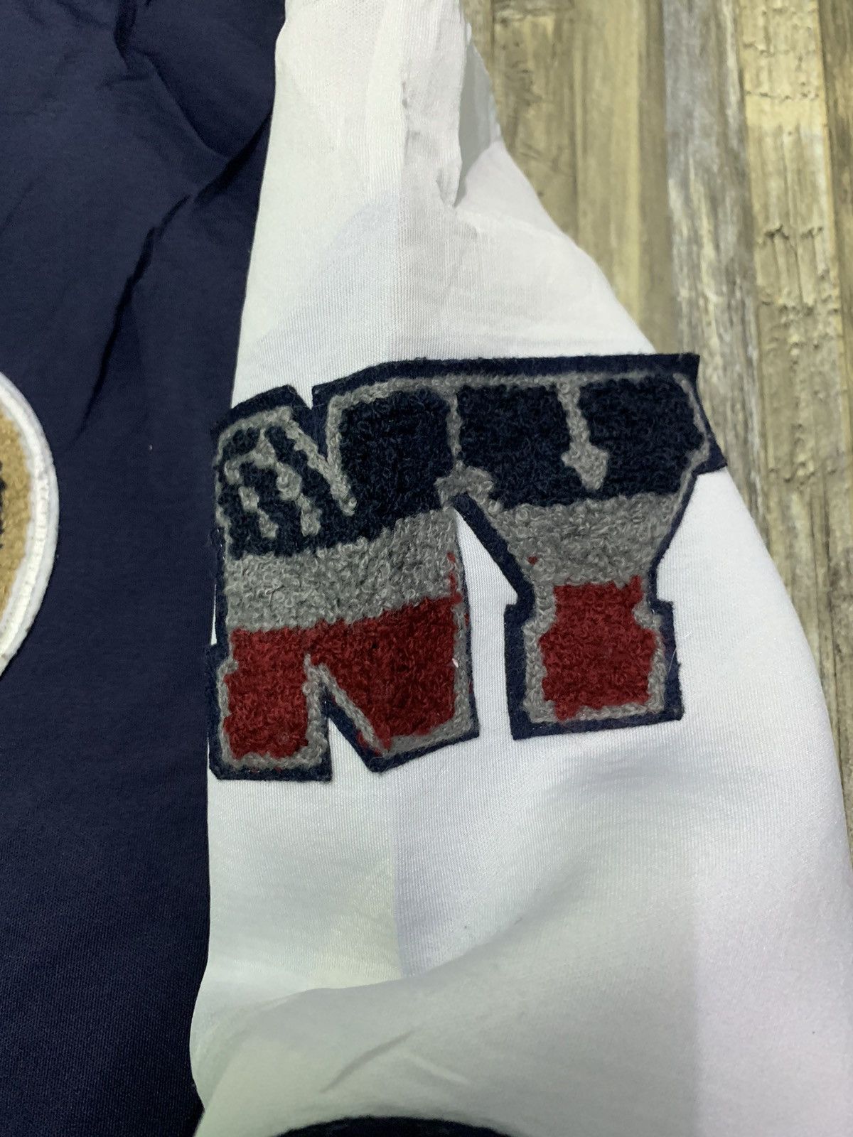 MLB × Vintage Nice American Baseball Embroidery Patches Jacket Size US XXL / EU 58 / 5 - 7 Thumbnail