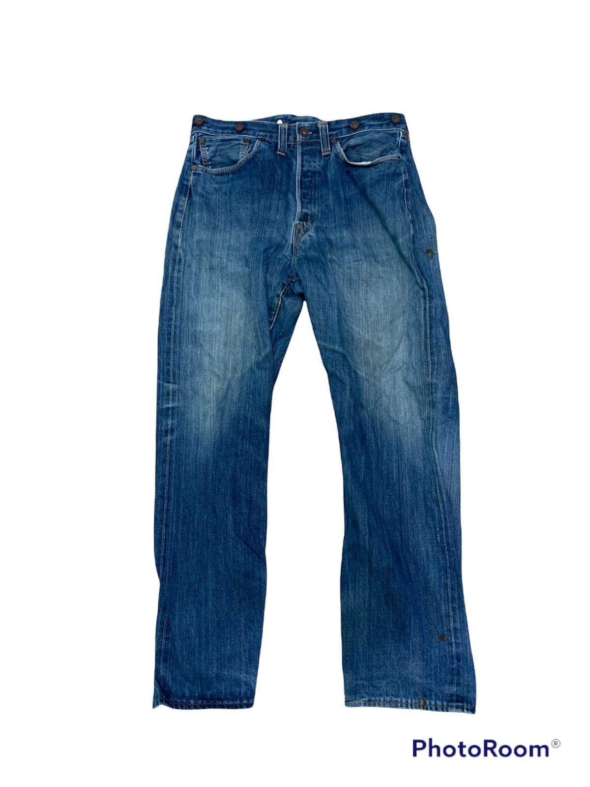 Levi's × Levi's Vintage Clothing Levi's Flare Miner Selvedge 201 LVC 1920's Size US 34 / EU 50 - 1 Thumbnail