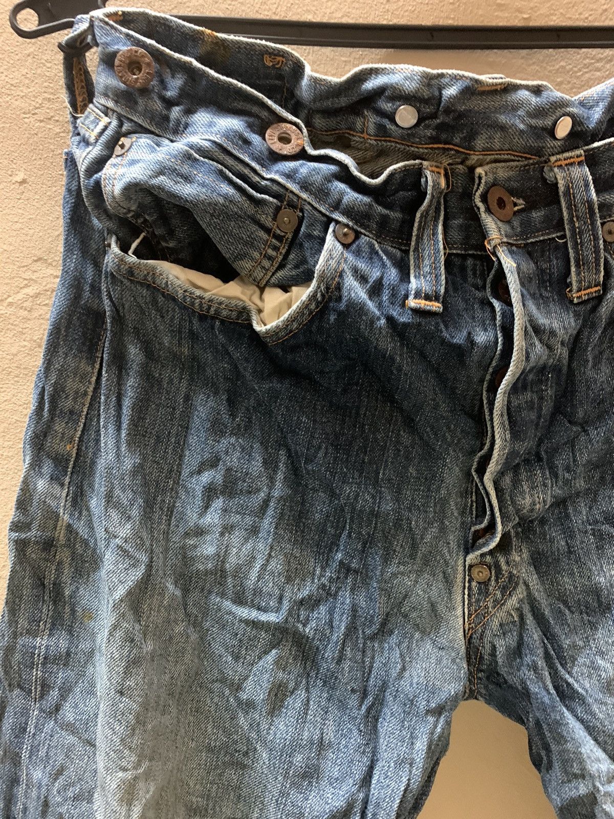 Levi's × Levi's Vintage Clothing Levi's Flare Miner Selvedge 201 LVC 1920's Size US 34 / EU 50 - 3 Thumbnail