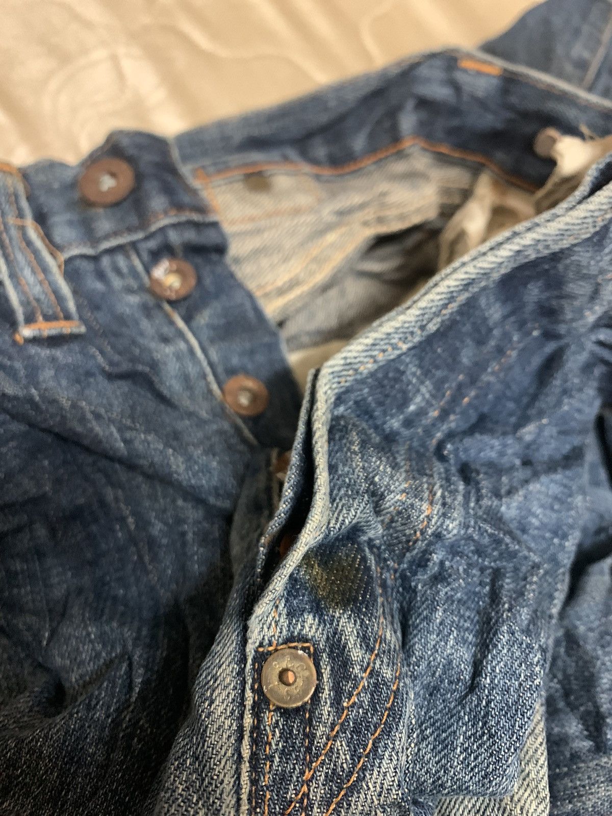 Levi's × Levi's Vintage Clothing Levi's Flare Miner Selvedge 201 LVC 1920's Size US 34 / EU 50 - 10 Thumbnail