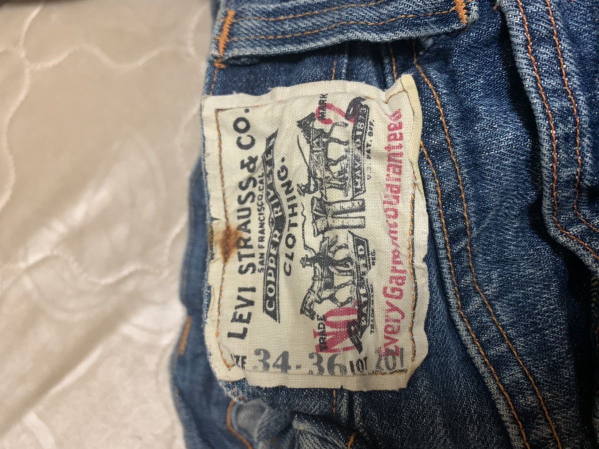 Levi's × Levi's Vintage Clothing Levi's Flare Miner Selvedge 201 LVC 1920's Size US 34 / EU 50 - 6 Thumbnail