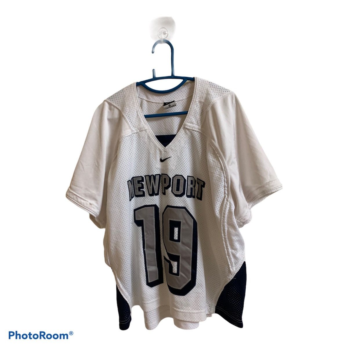 MLB × Nike × Vintage Nike Centre Swoosh X Newport Baseball Jersey Size US XL / EU 56 / 4 - 1 Thumbnail