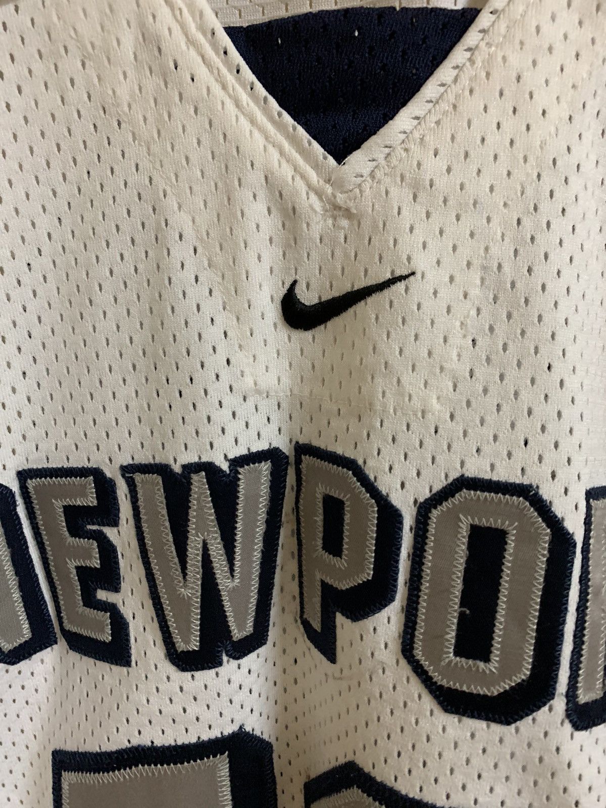 MLB × Nike × Vintage Nike Centre Swoosh X Newport Baseball Jersey Size US XL / EU 56 / 4 - 4 Thumbnail