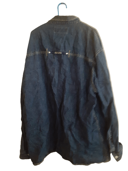 Schott × Vintage Very Nice Schott Bros Denim Shirt Size US XXL / EU 58 / 5 - 2 Thumbnail