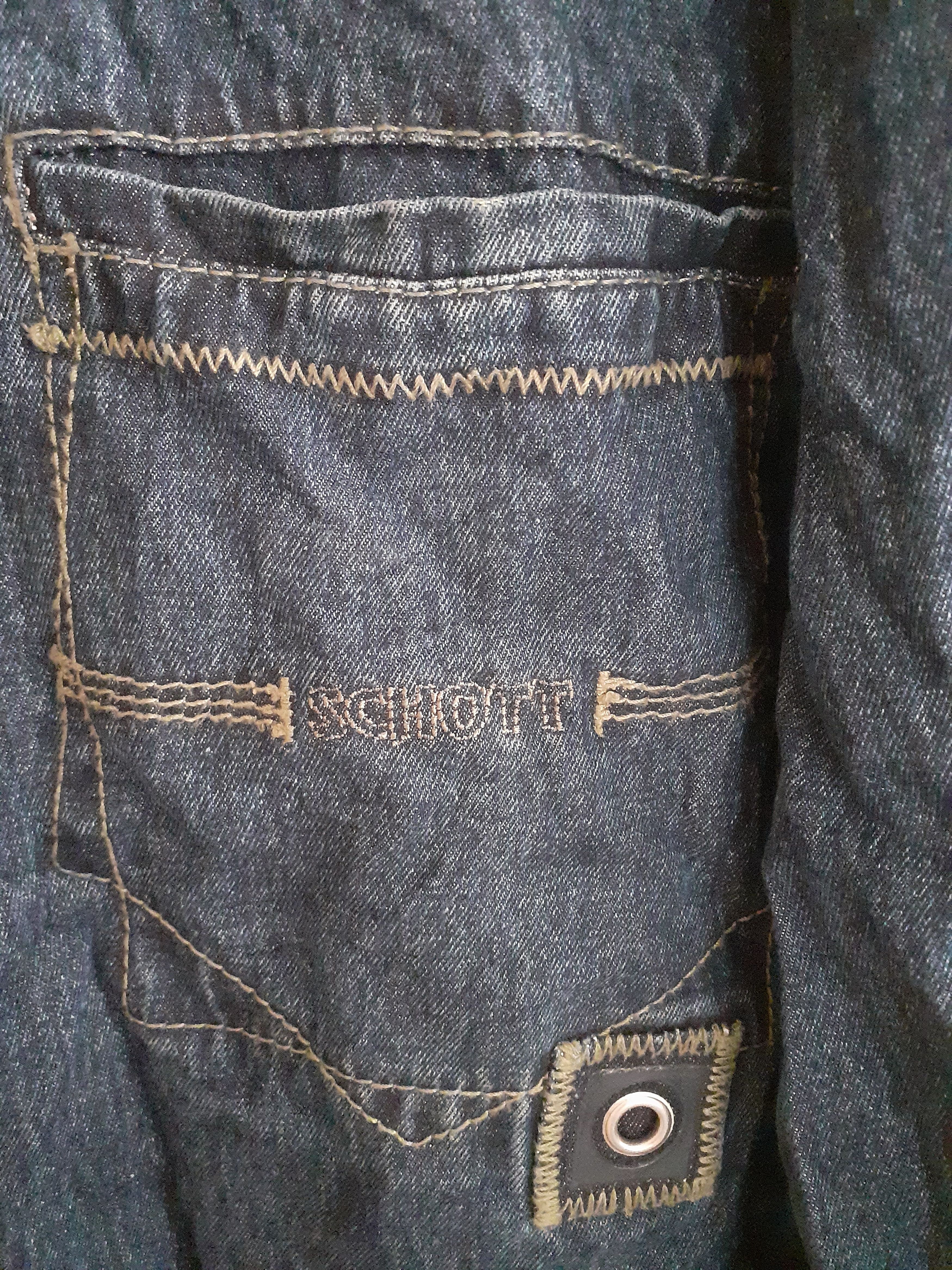 Schott × Vintage Very Nice Schott Bros Denim Shirt Size US XXL / EU 58 / 5 - 3 Thumbnail
