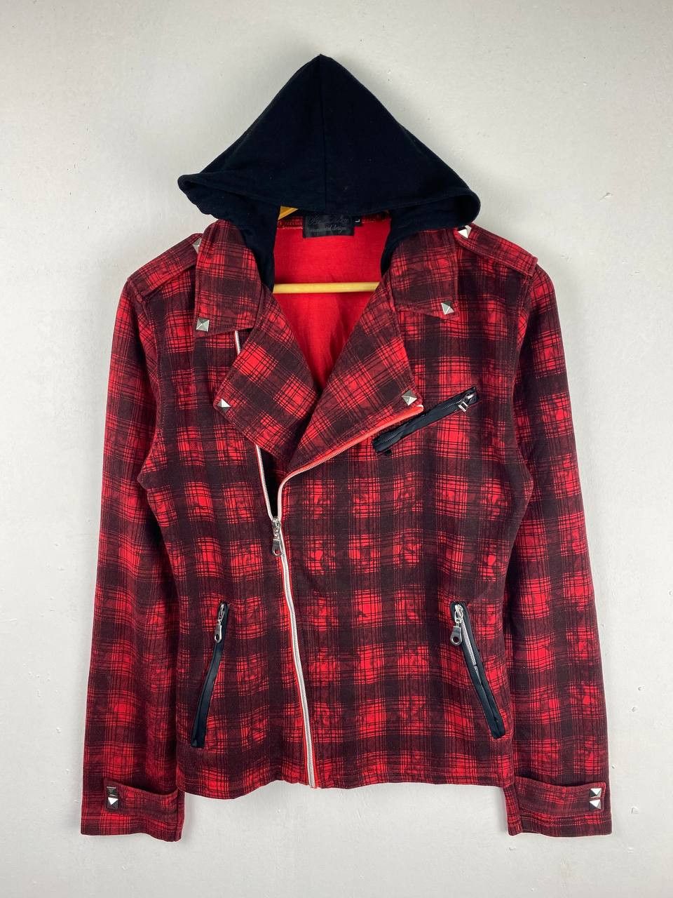 vintage japanese brands double collar punk bondage jacket