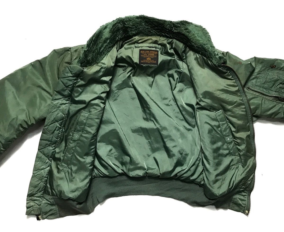 Alpha Industries × Vintage Vintage Alpha Industries USAF Zipper Jacket B15D Size US L / EU 52-54 / 3 - 7 Thumbnail