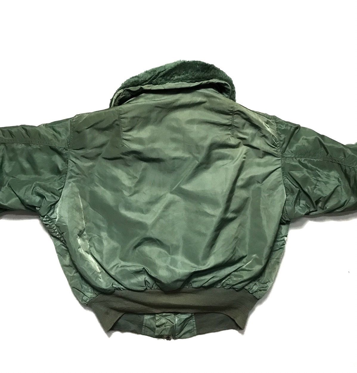 Alpha Industries × Vintage Vintage Alpha Industries USAF Zipper Jacket B15D Size US L / EU 52-54 / 3 - 11 Thumbnail