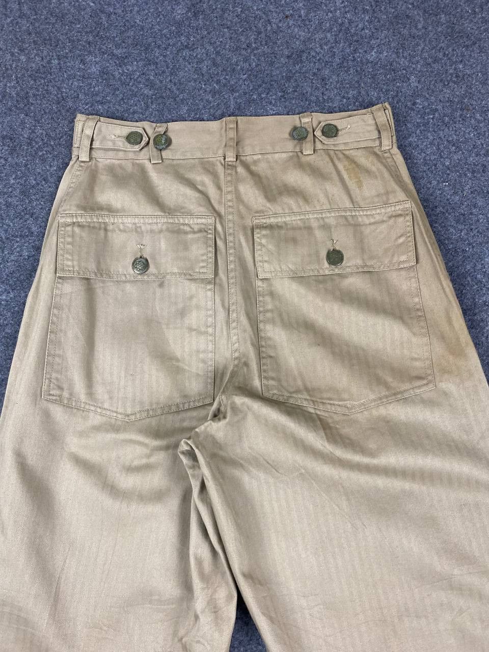 Vintage vintage us army thirteen star herringbone pants Size US 28 / EU 44 - 2 Thumbnail